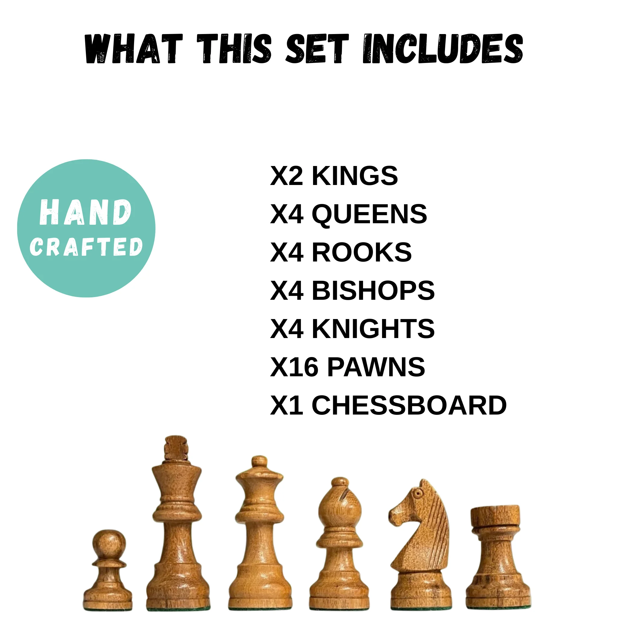13 Inch Economy Mahogany and Maple Magnetic Chess Set - Image 6