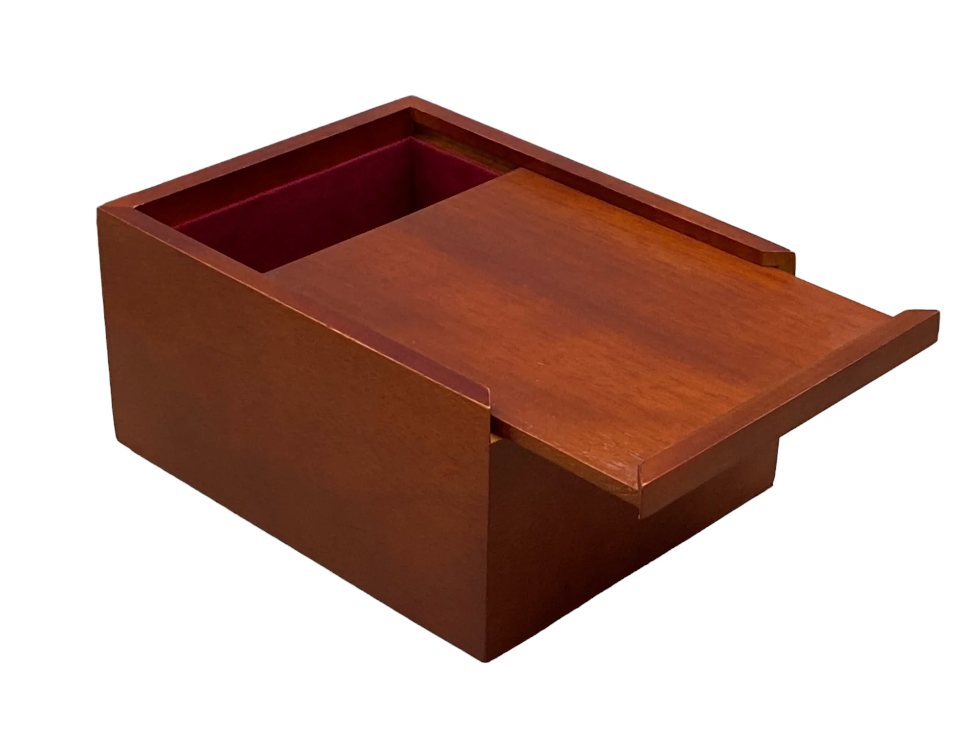 3" Acacia Classic Pieces 15.75" Mahogany Board & Slide Lid Box - Image 14