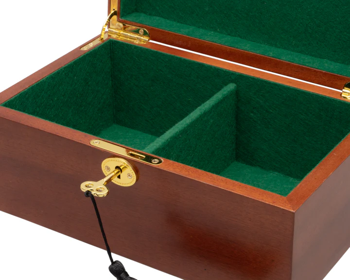 1849 Original Staunton Design Reproduction Chess Pieces & Mahogany Box - Image 14