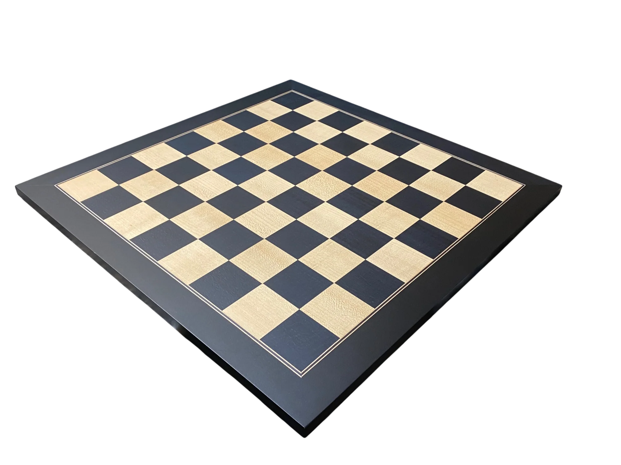 52cm Black Anegre Deluxe Chess Board - Image 3