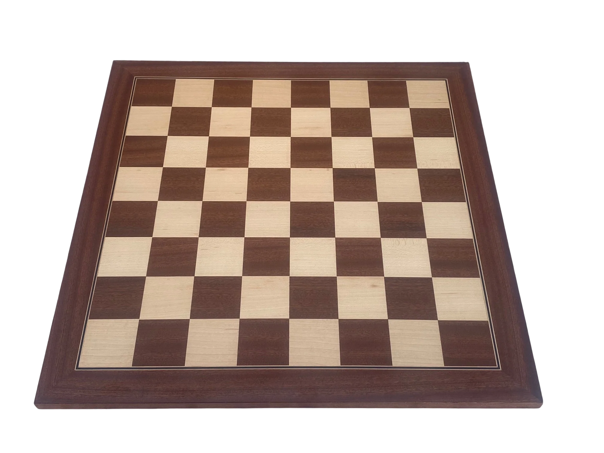 52cm Mahogany Deluxe Chess Board - Image 3