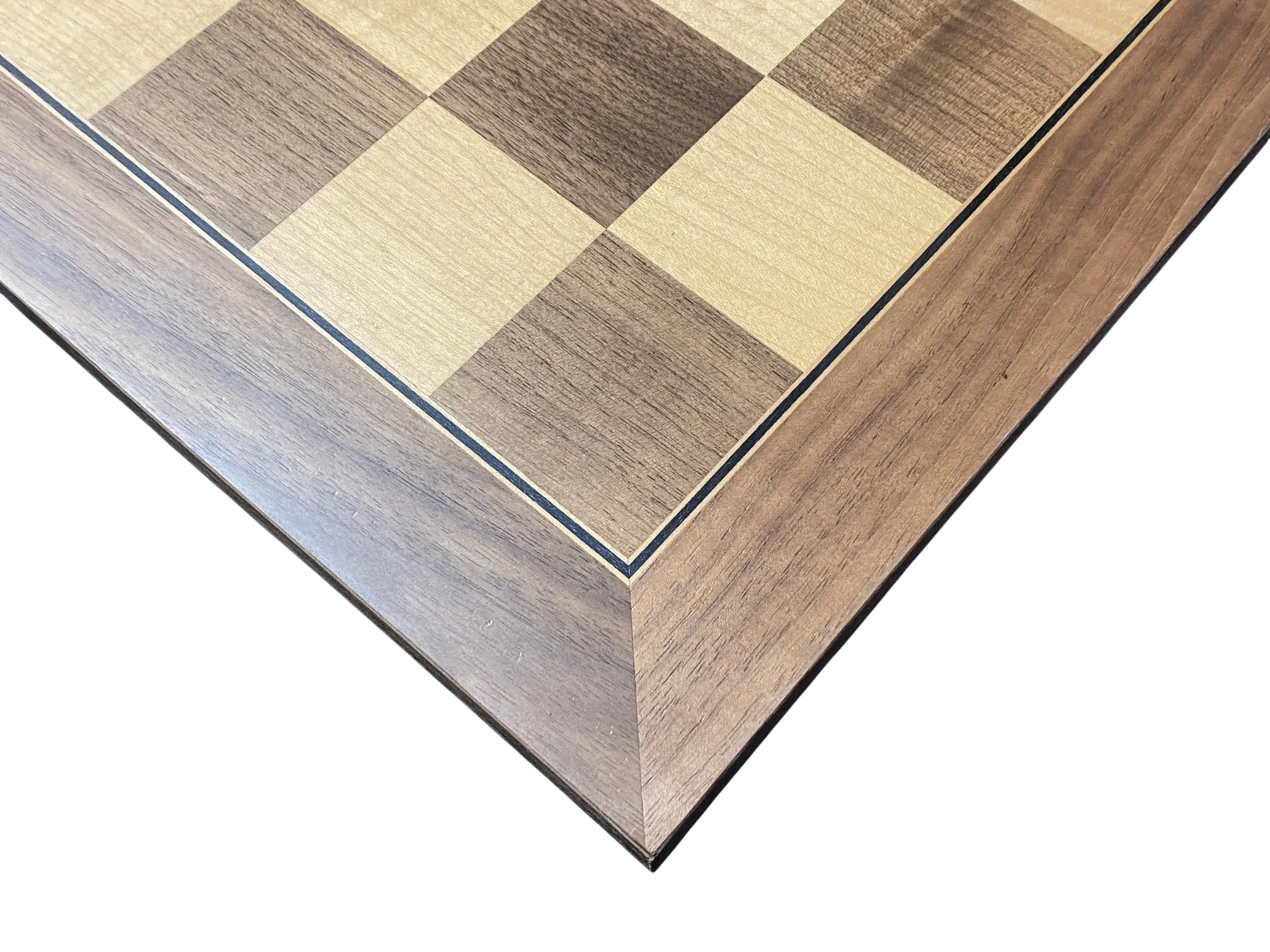 52cm Walnut Deluxe Chess Board - Image 3