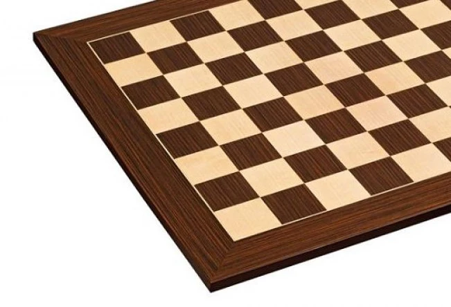 20" Standard Wenge and Maple Chess Board - Image 3