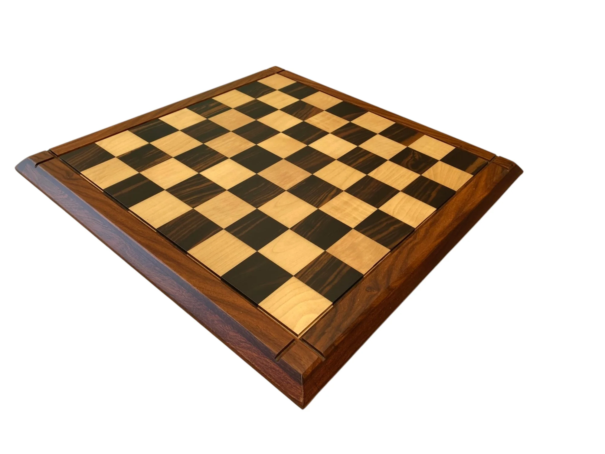 21 Inch Luxury Ebony Golden Rosewood Boxwood Chess Board - Image 5