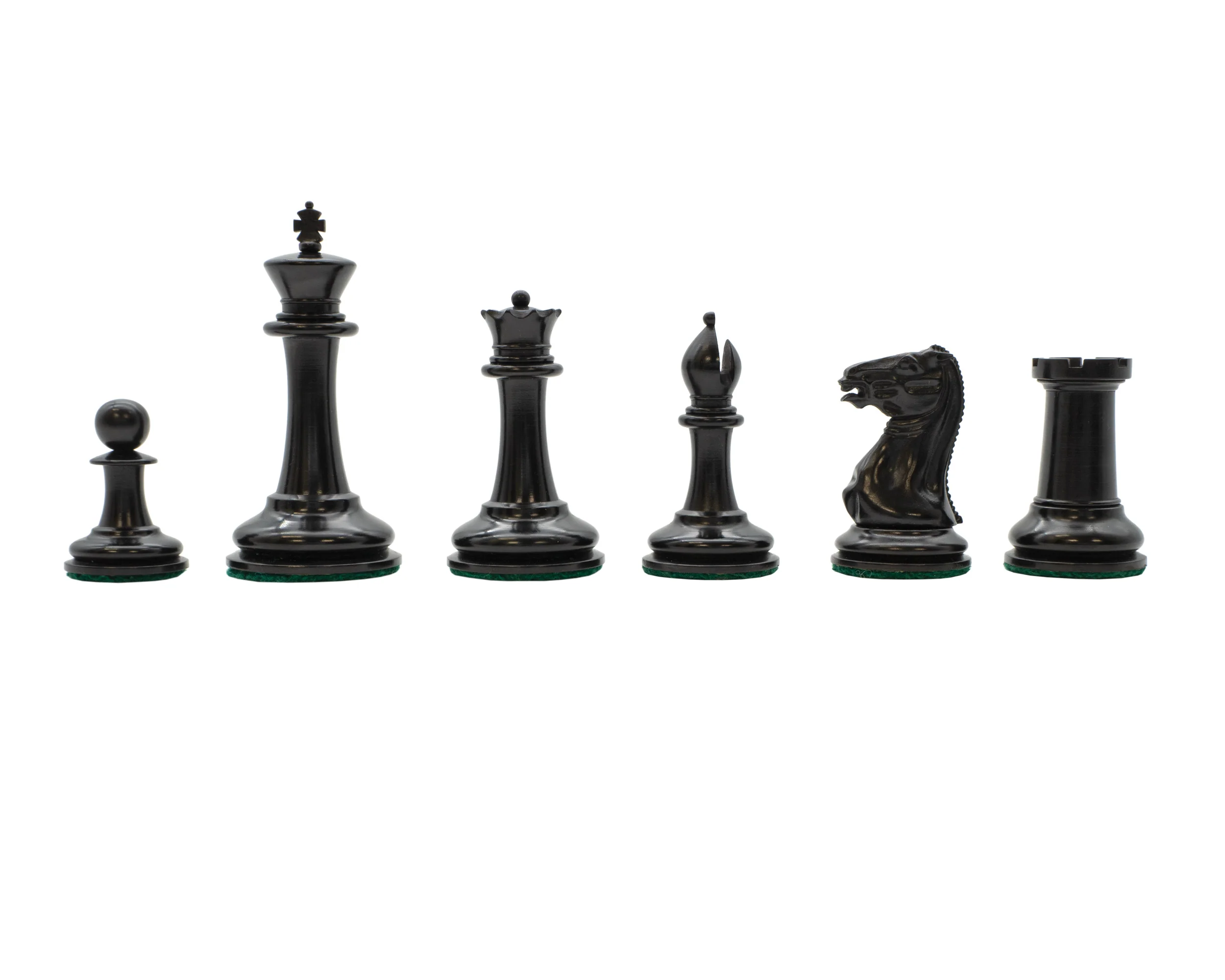 3.5" 1849 Cooke Chessmen and Mahogany Box - Image 5