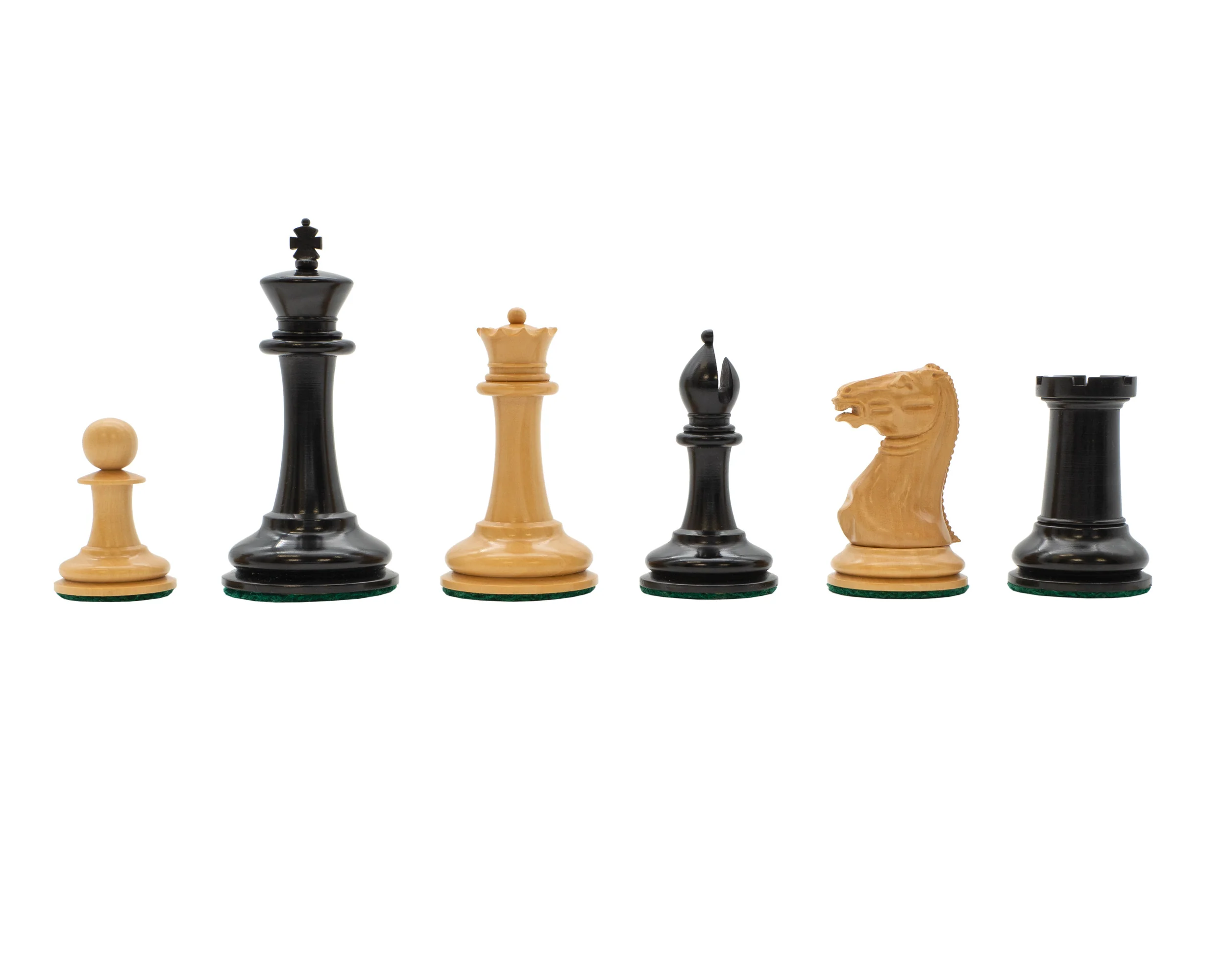 3.5" 1849 Cooke Chessmen and Mahogany Box - Image 6