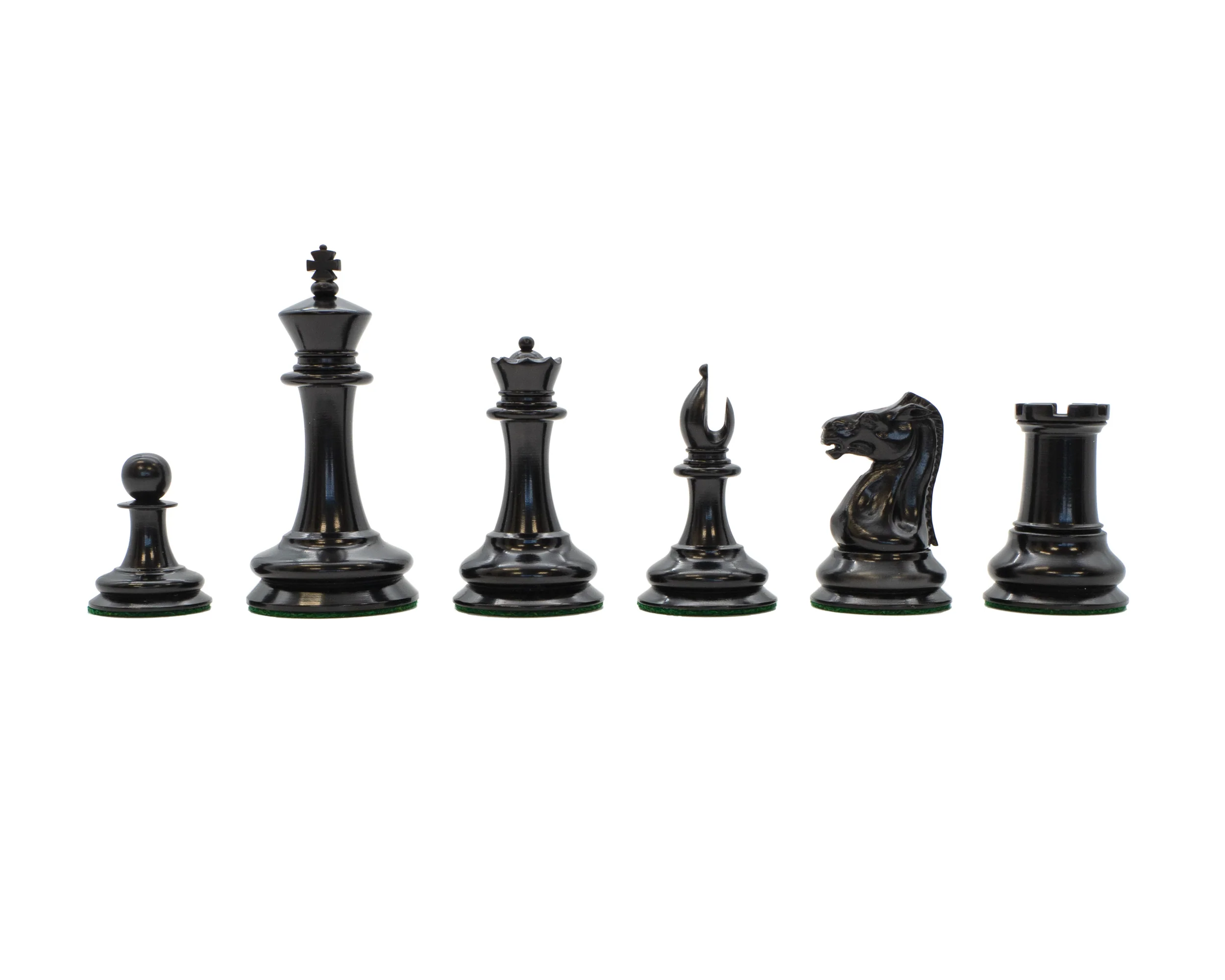 3.5" Leuchars 2 - Chess Pieces & Mahogany Hinged Box - Image 9