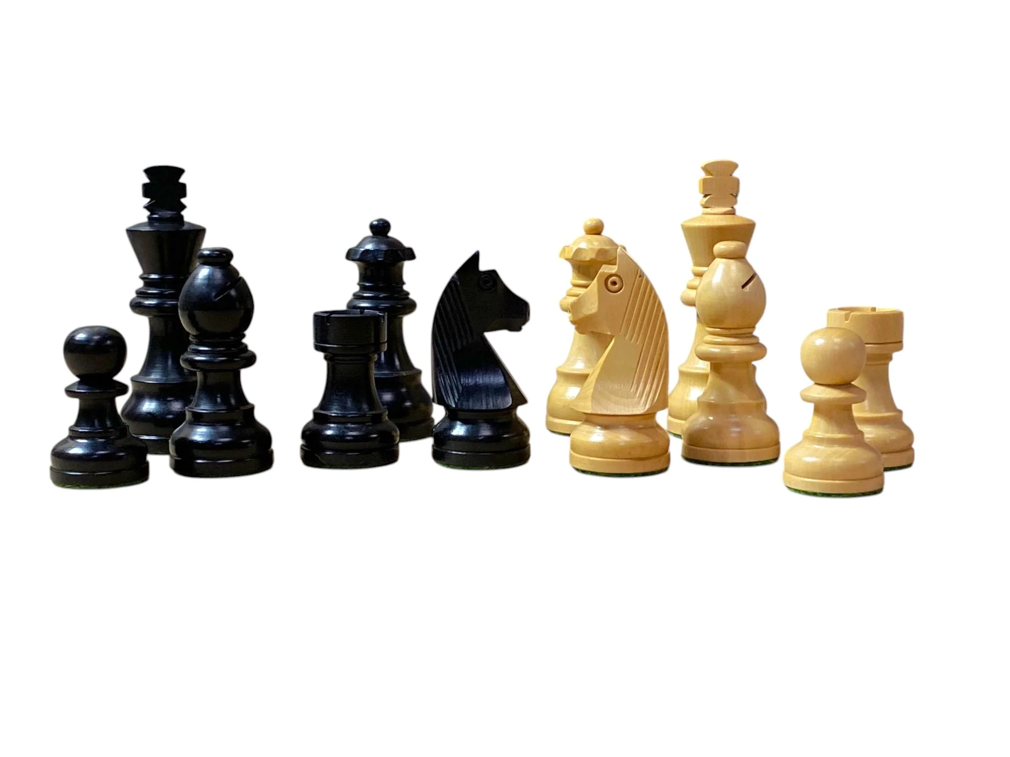 3 Inch Club Classic Ebonised Chess Pieces - Image 6