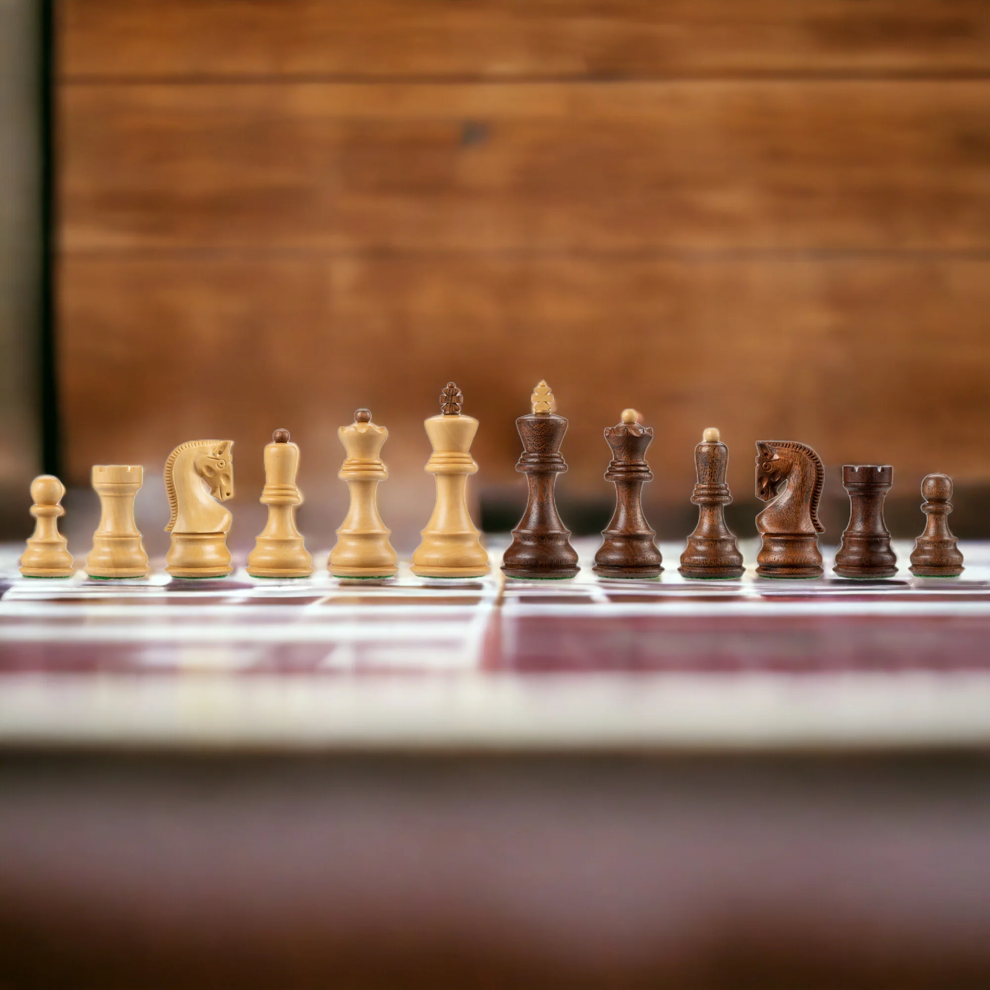 3 Inch Zagreb Acacia Chess Pieces - Image 6