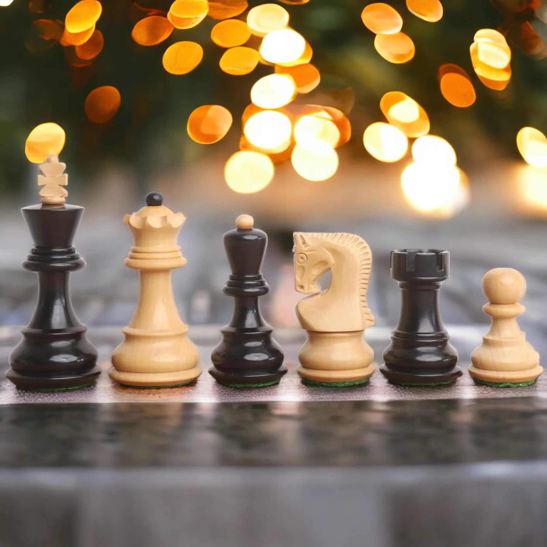 3 Inch Zagreb Ebonised Chess Pieces - Image 6