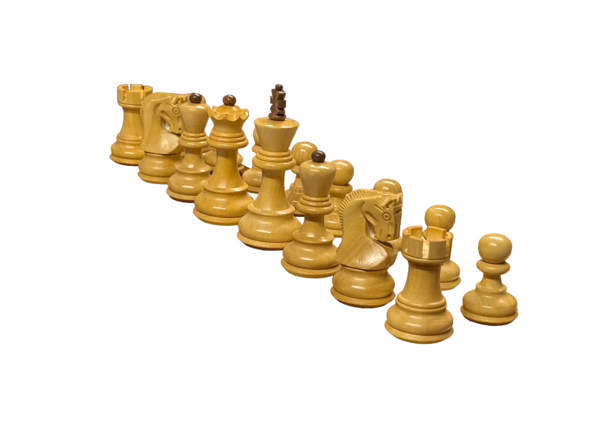 3"Zagreb Russian Acacia Chess Pieces 15.75" Mahogany Board and Box - Image 10