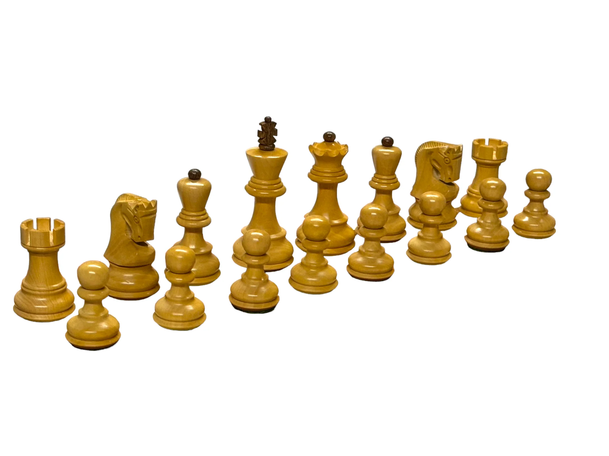 3"Zagreb Russian Acacia Chess Pieces 15.75" Mahogany Board and Box - Image 8