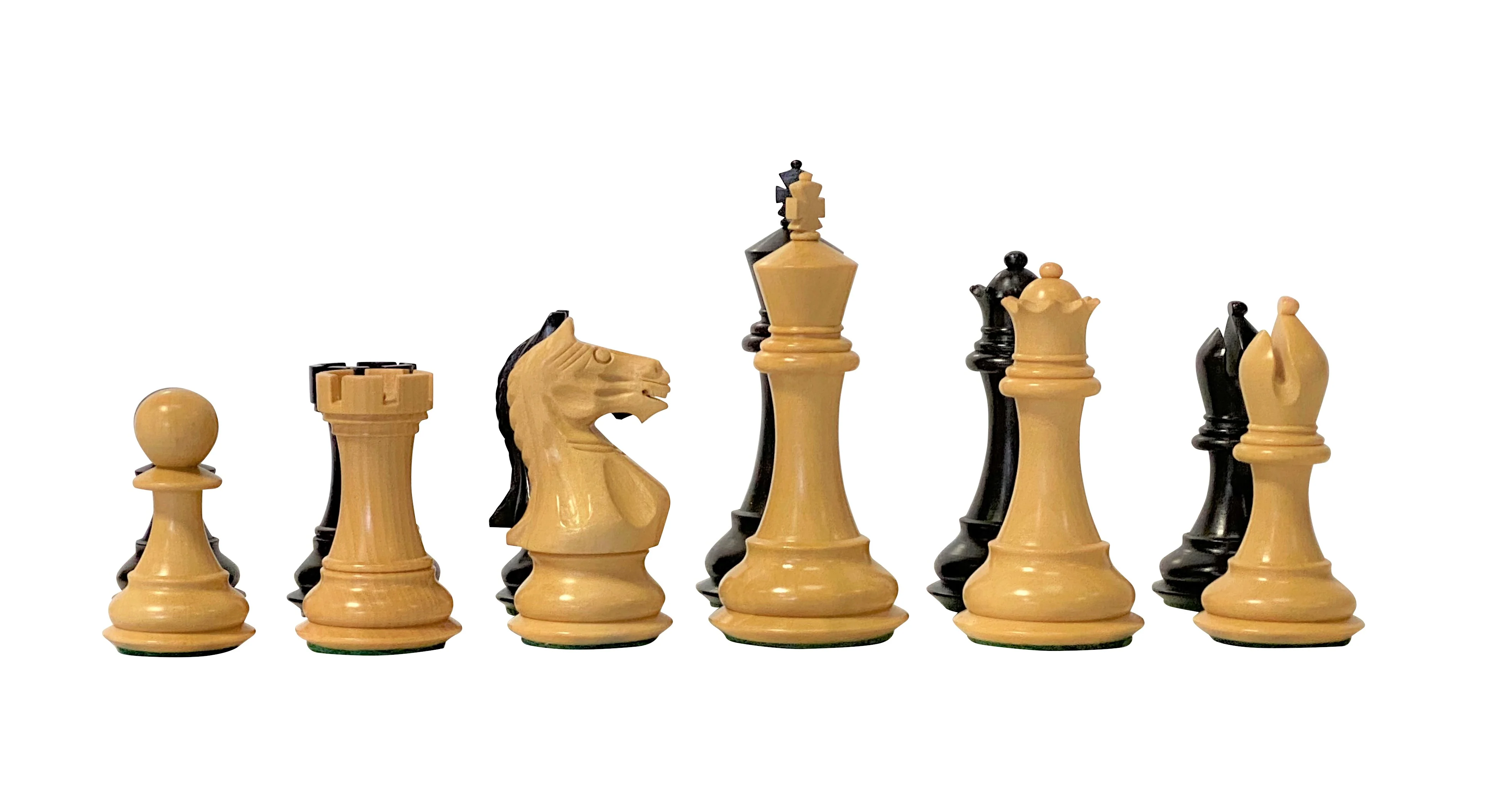 3.25" Black Queens Gambit Supreme Chess Pieces - Image 3