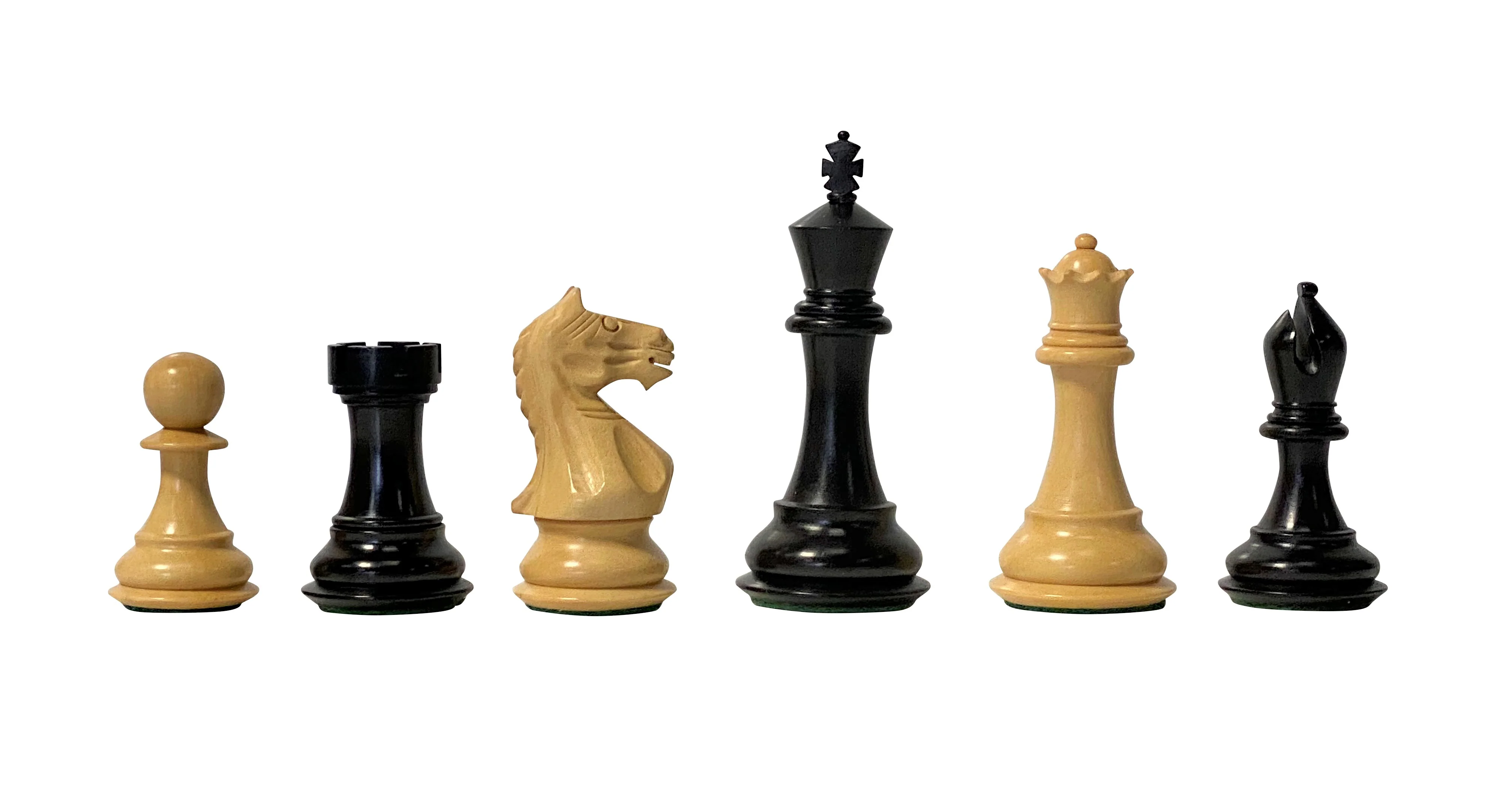 3.25" Black Queens Gambit Supreme Chess Pieces - Image 4