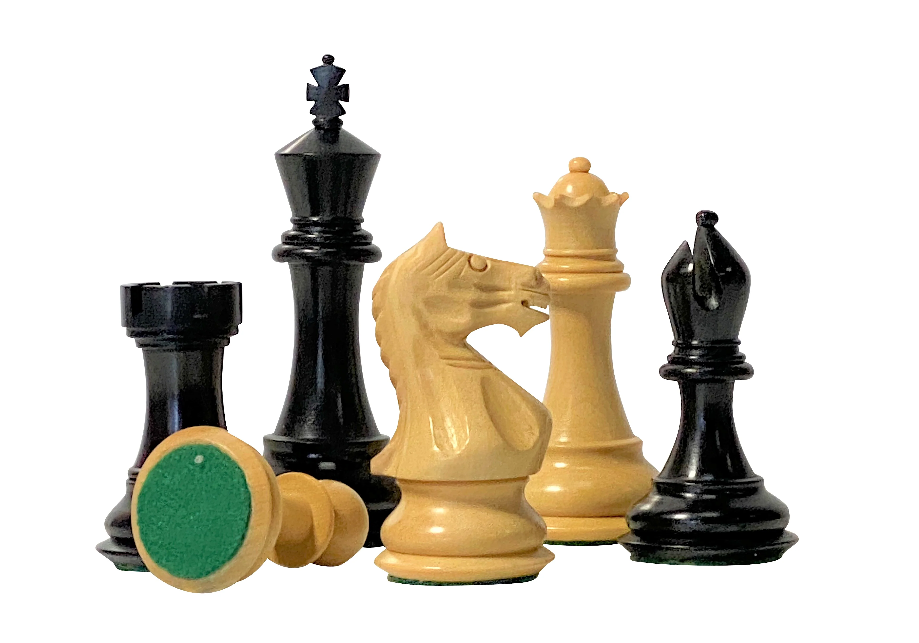 3.25" Black Queens Gambit Supreme Chess Pieces - Image 5