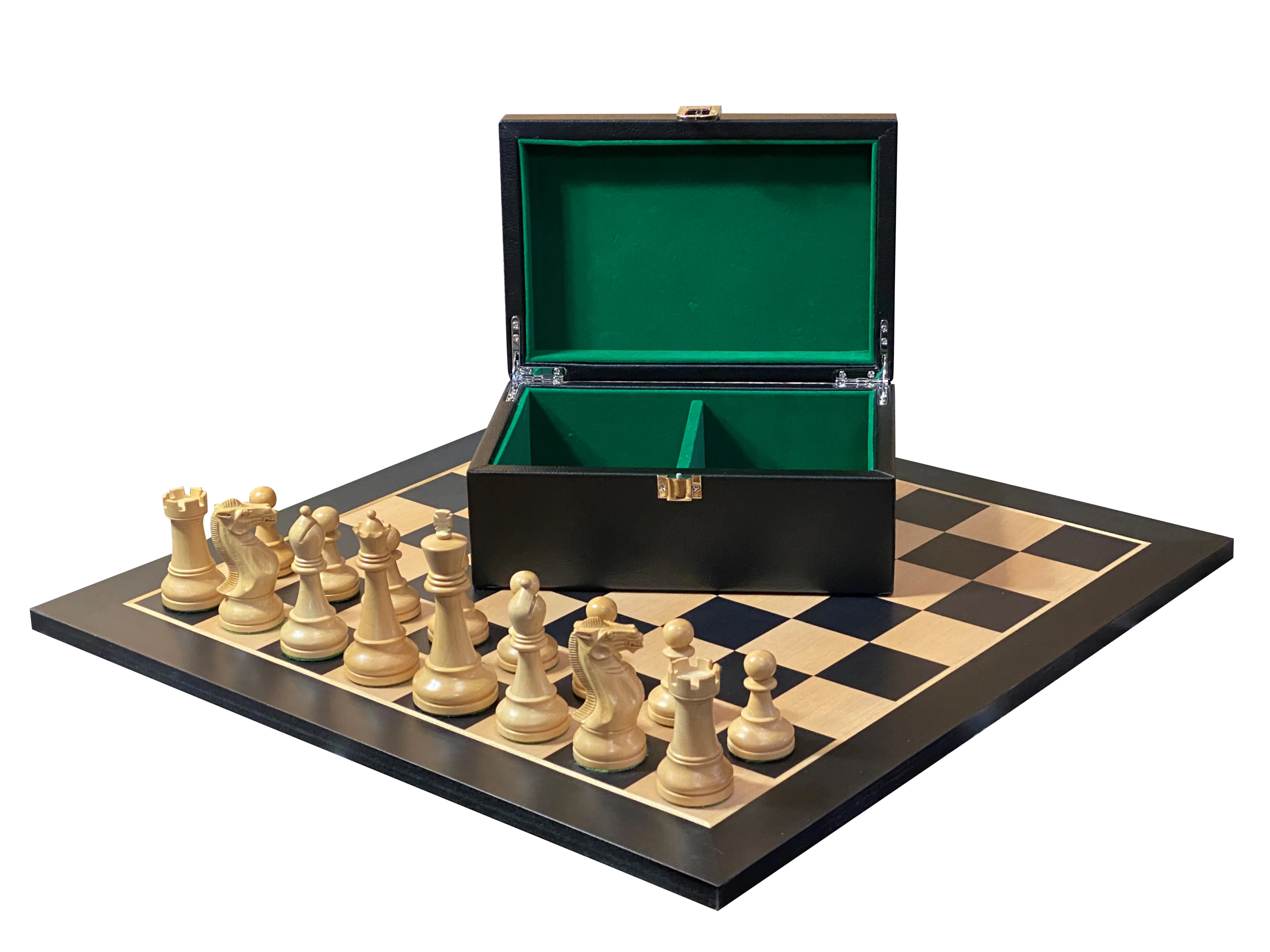 Black Winchester Anegre Chess Set Combination - Image 3