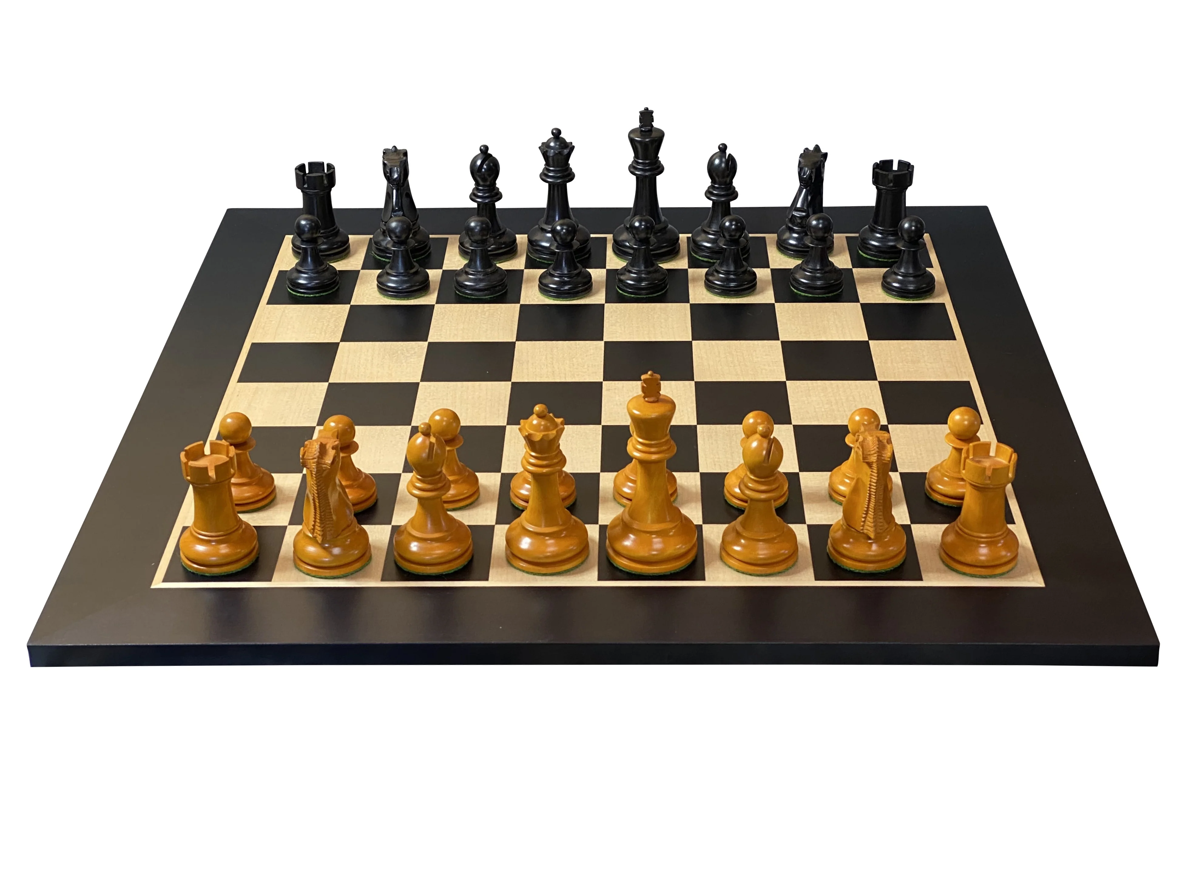 Fischer Antique Chess Pieces, Anegre Chessboard & Vinyl Box - Image 9