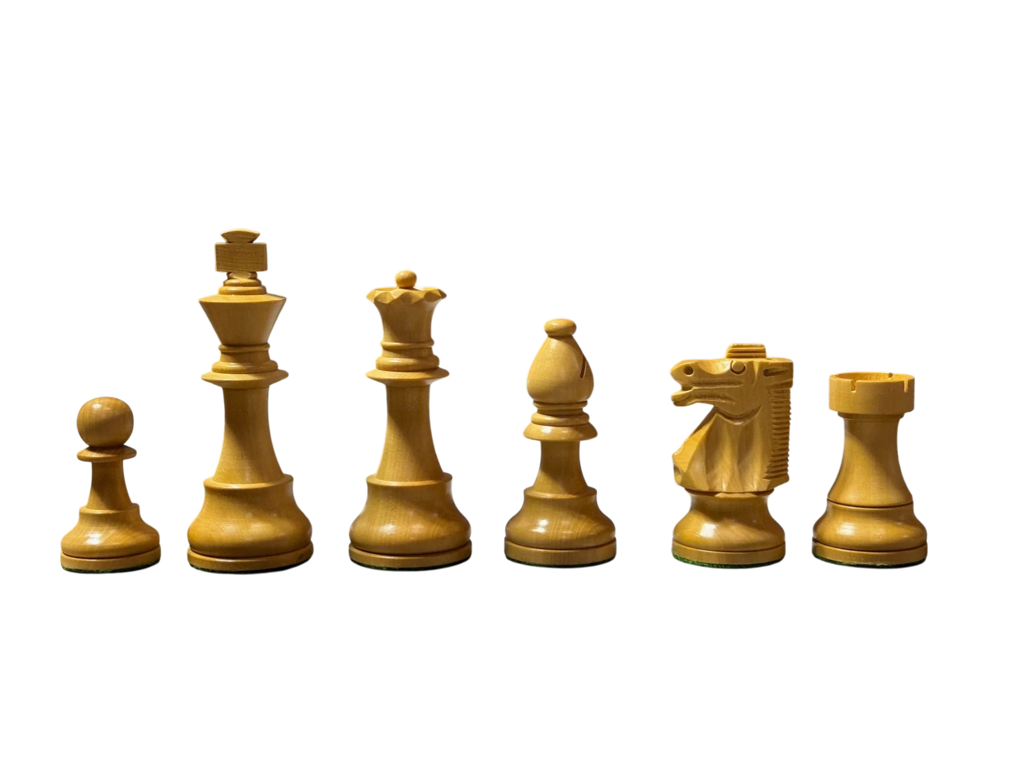 4” British Acacia Walnut Deluxe Chess Set & Mahogany Box - Image 7