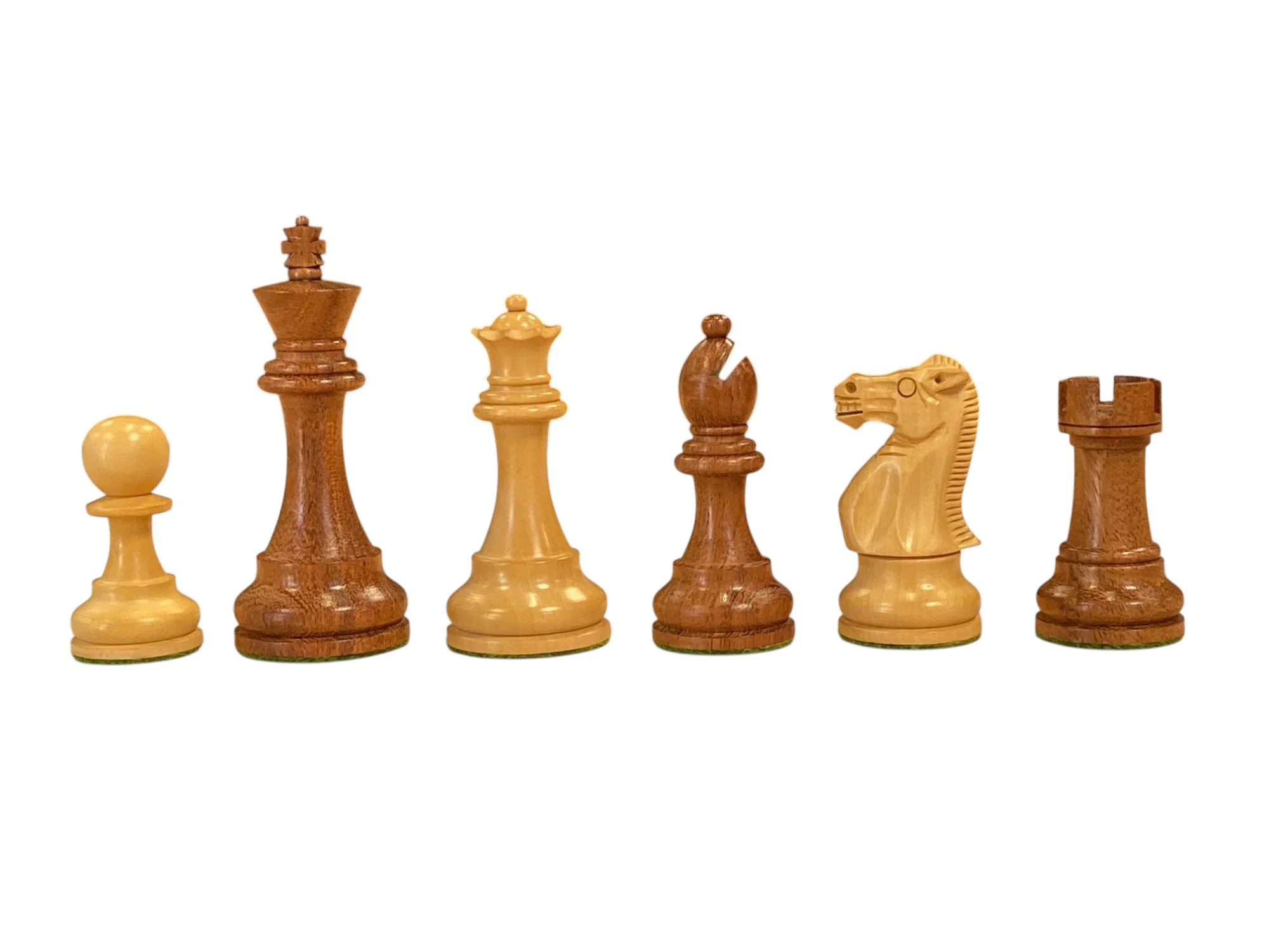 British Special Acacia Pieces - Mahogany Deluxe Chessboard and Box - Image 6