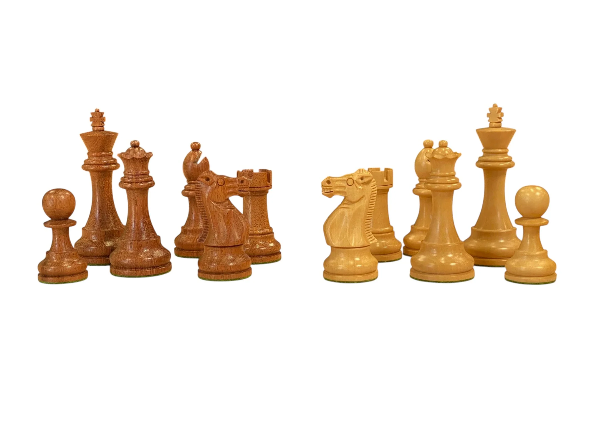 British Special Acacia Pieces - Mahogany Deluxe Chessboard and Box - Image 7
