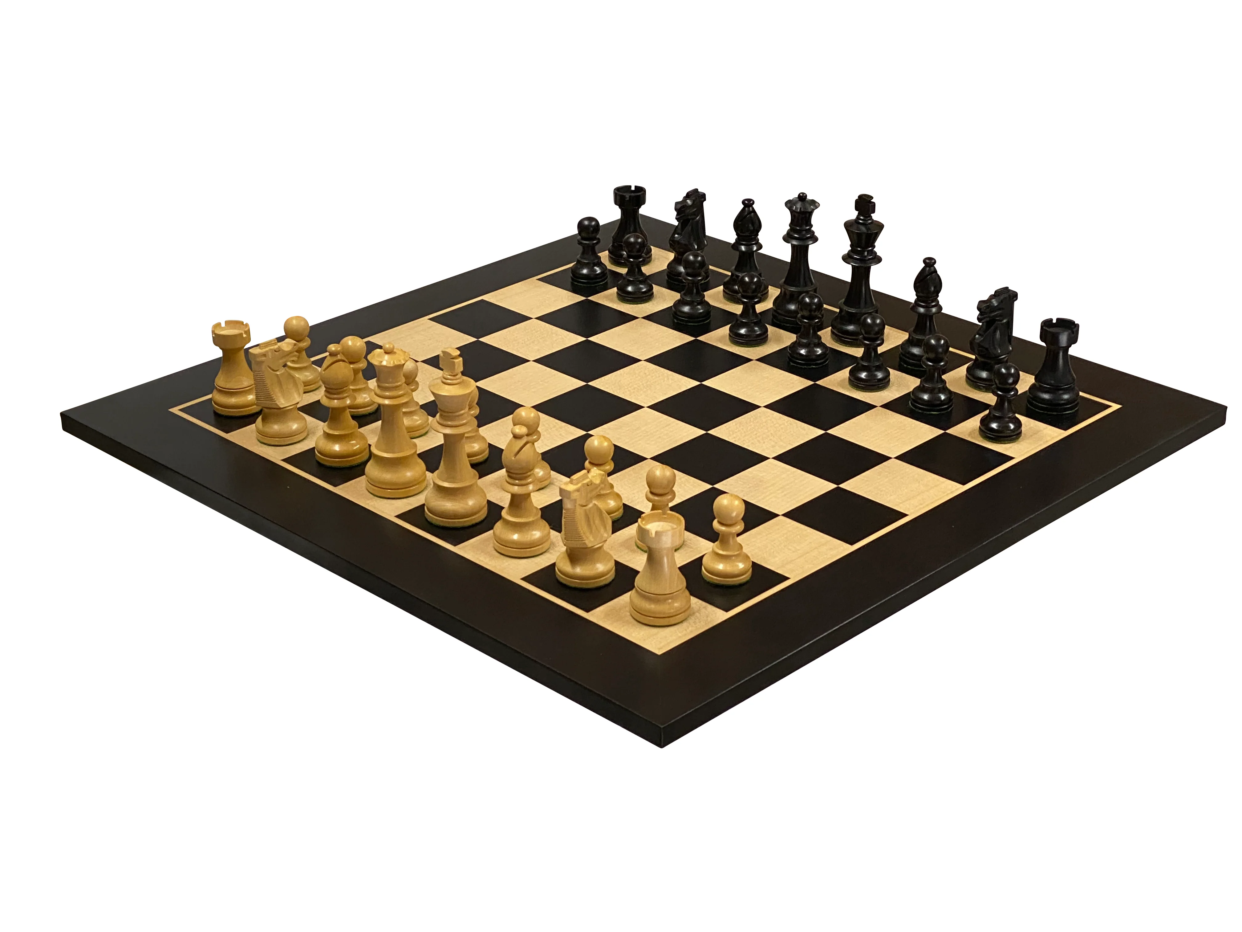 4" British Anegre Chess Set Combination - Image 6