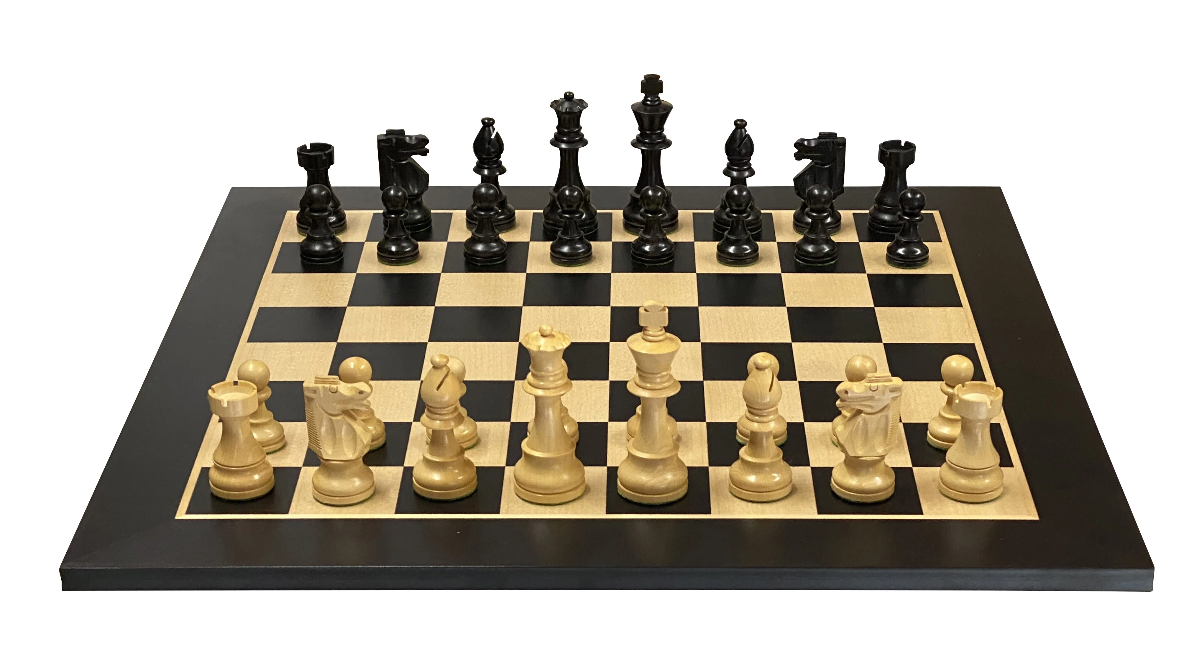 4" British Anegre Chess Set Combination - Image 7