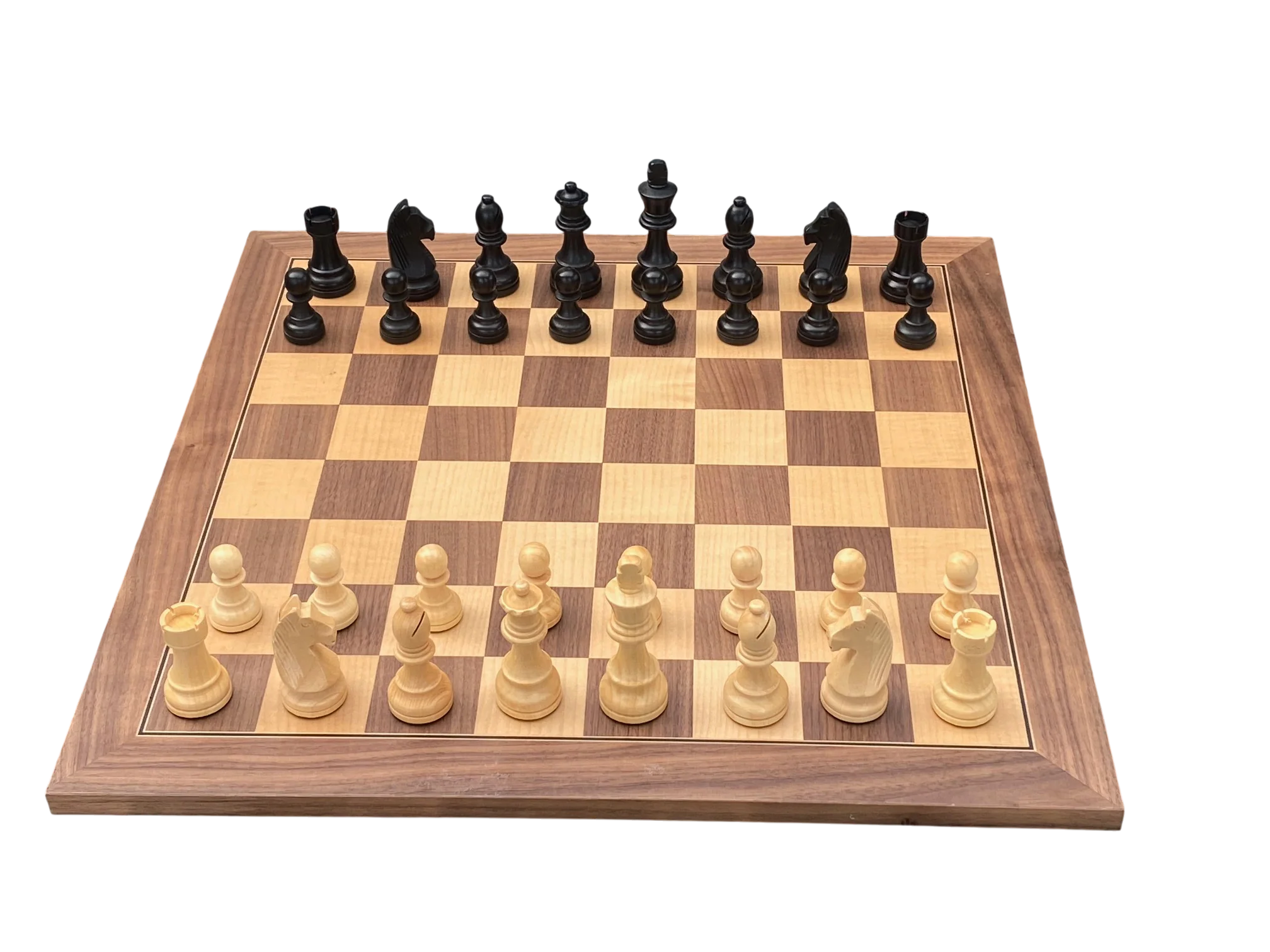 3.75" Grandmaster Black Walnut Deluxe Chess Set and Slide Lid Box - Image 8