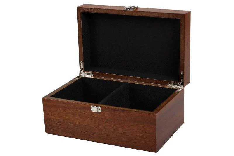 CMI- Club Player Acacia Mahogany Deluxe Combination Chess Set - Image 7