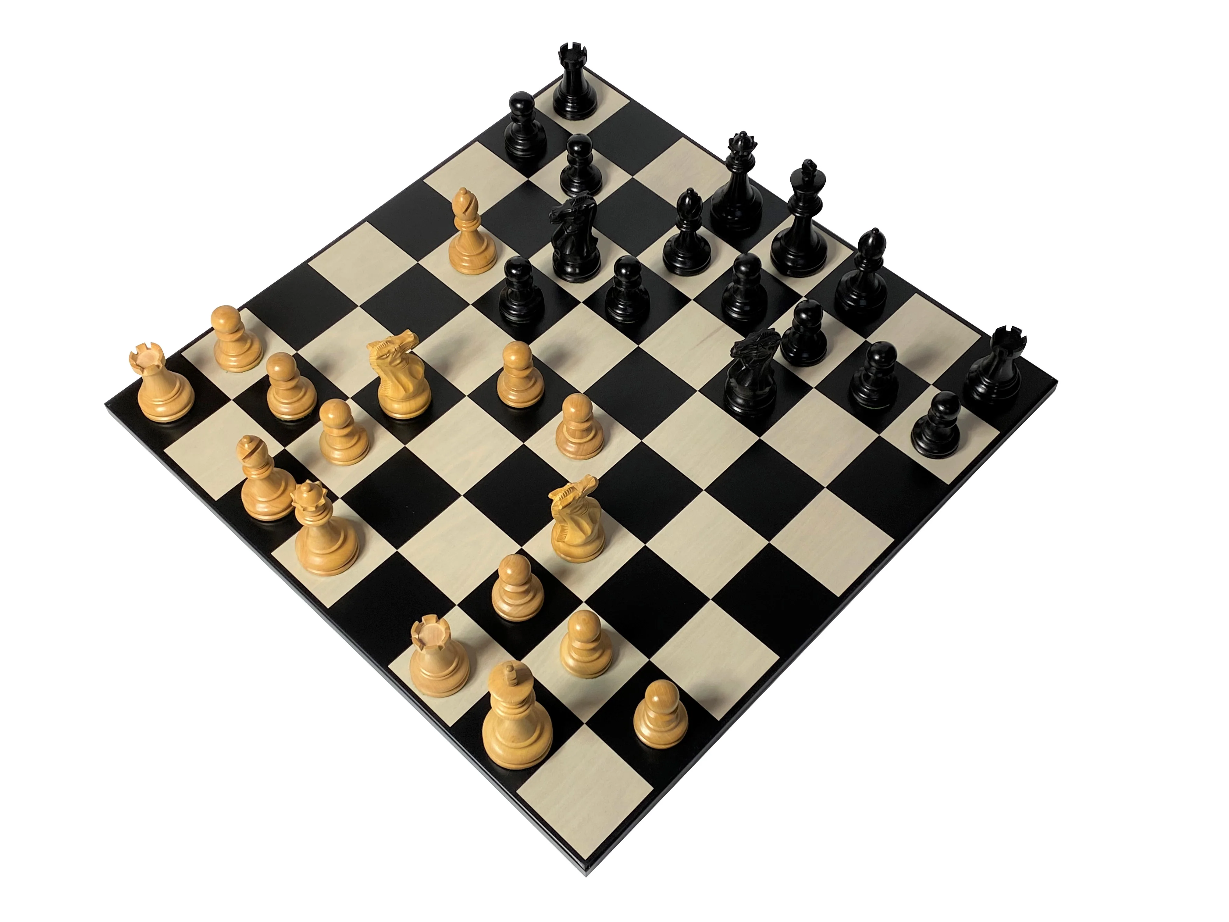 Contemporary Anegre Winchester Chess Set & Vinyl Box - Image 4