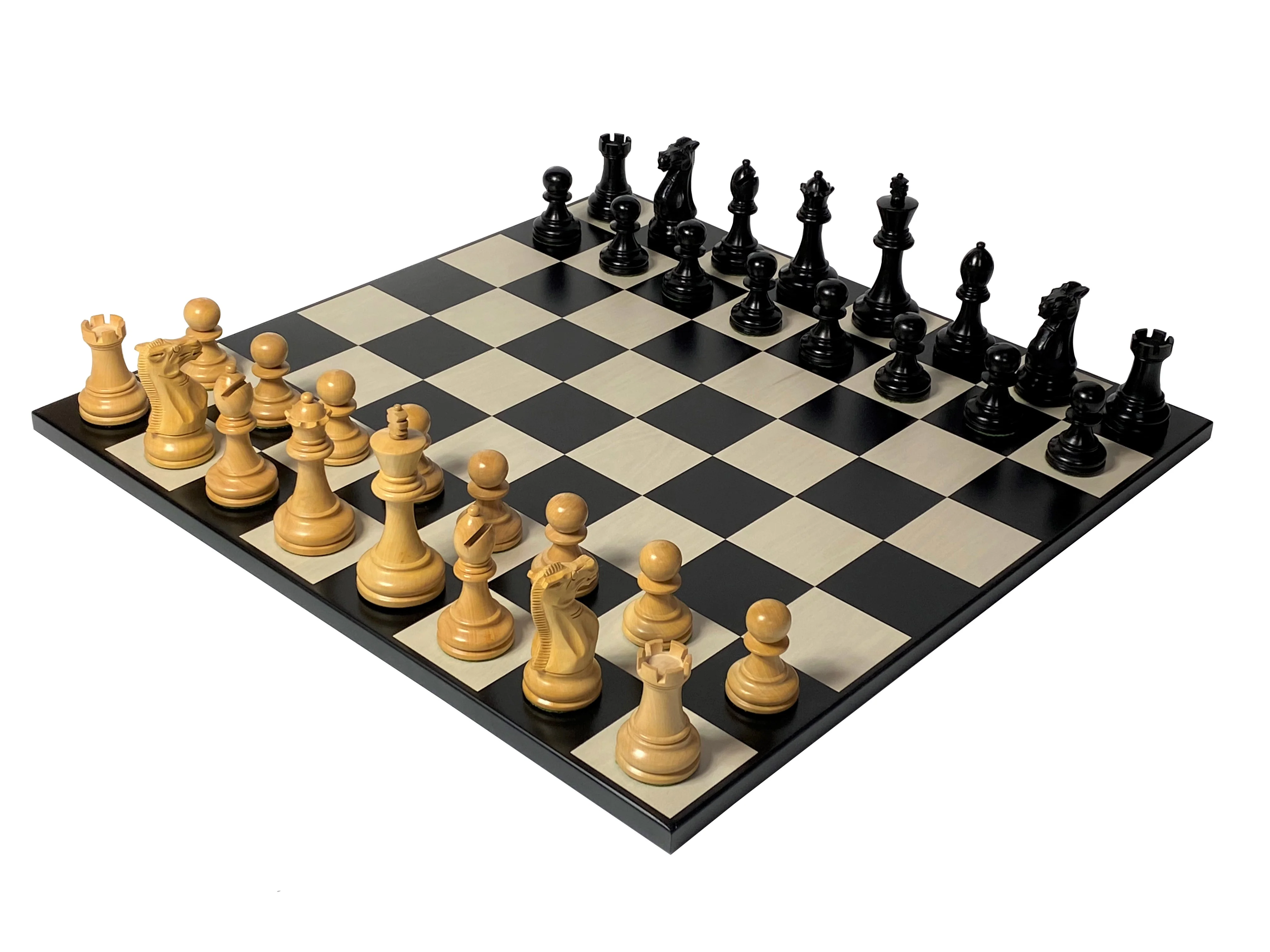 Contemporary Anegre Winchester Chess Set & Vinyl Box - Image 5