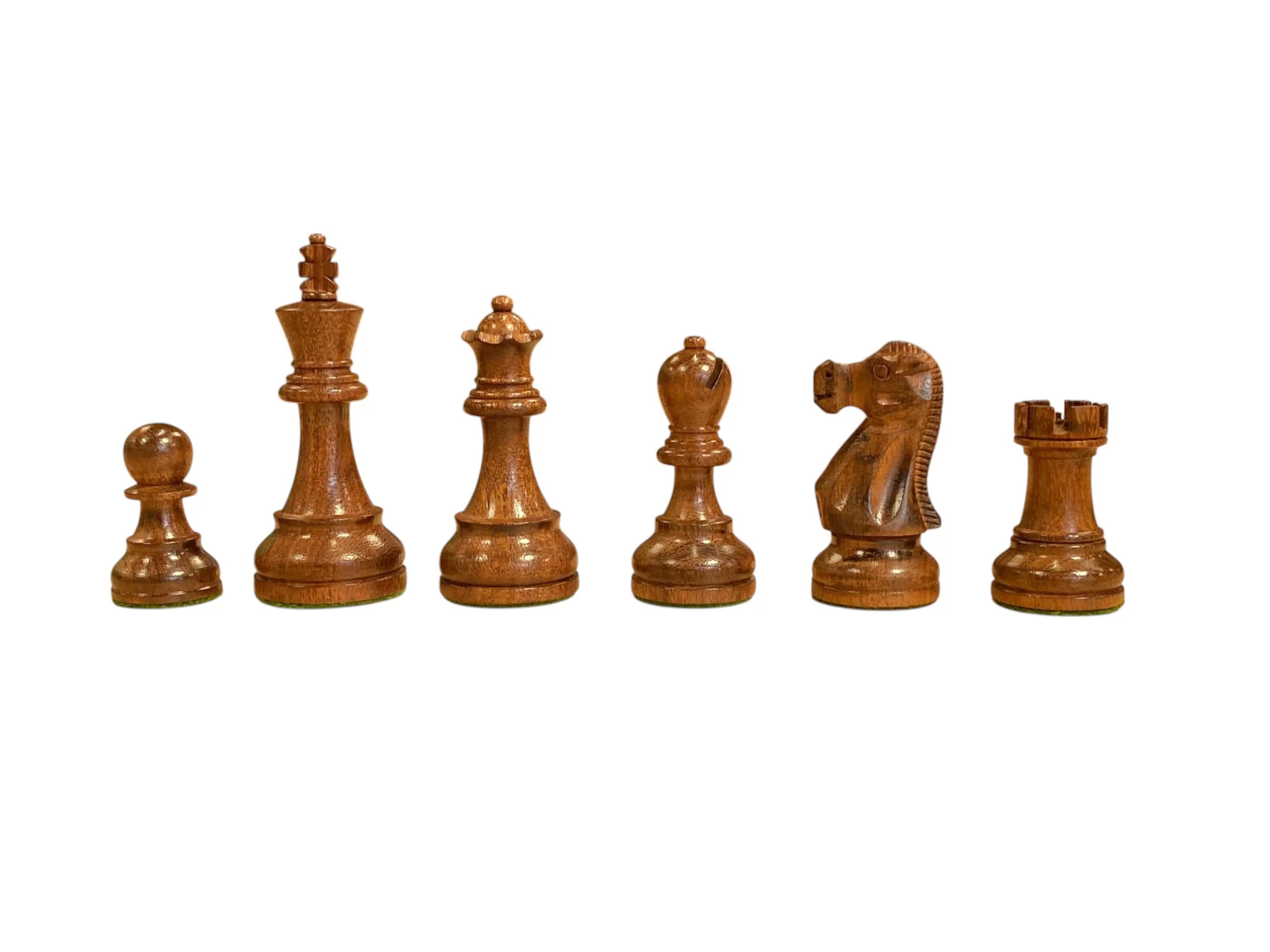 Deluxe Staunton Acacia Chess Pieces - Image 6