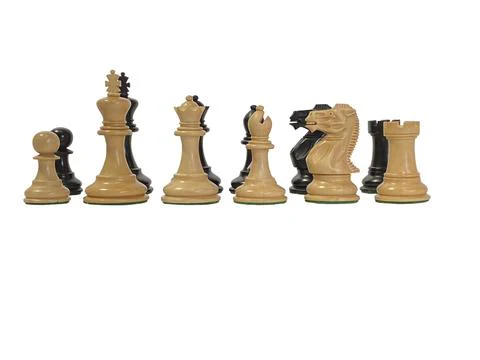 Black Elite Players Mahogany Chess Set Combination - Image 6