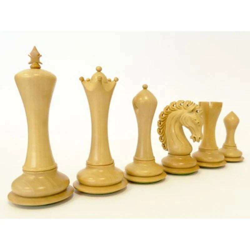 Emperor Luxury Hand Carved Ebony Chess Set - Image 4