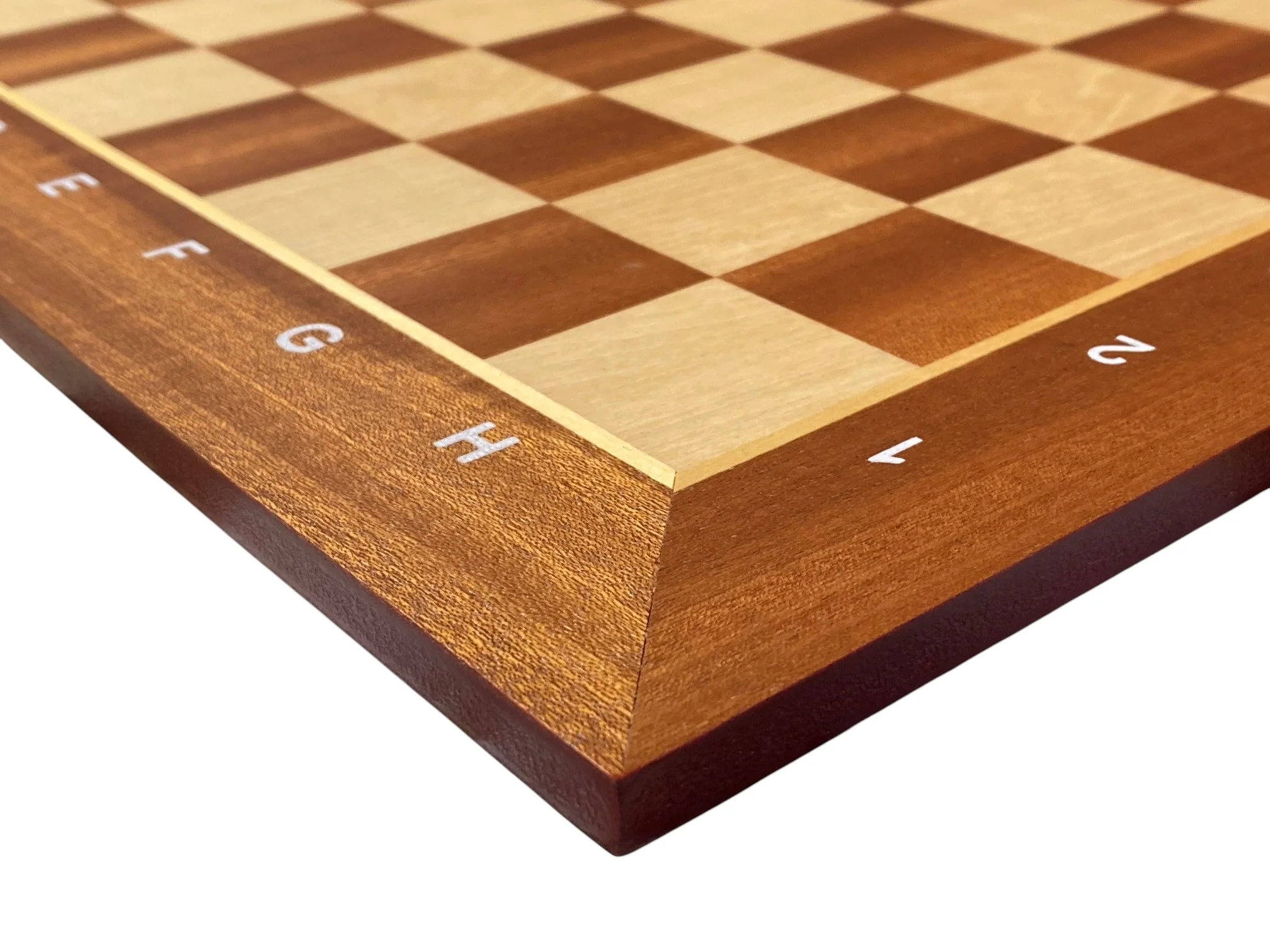 Economy Grandmaster Black Chessmen-  Algebraic Mahogany Chess Board - Image 10