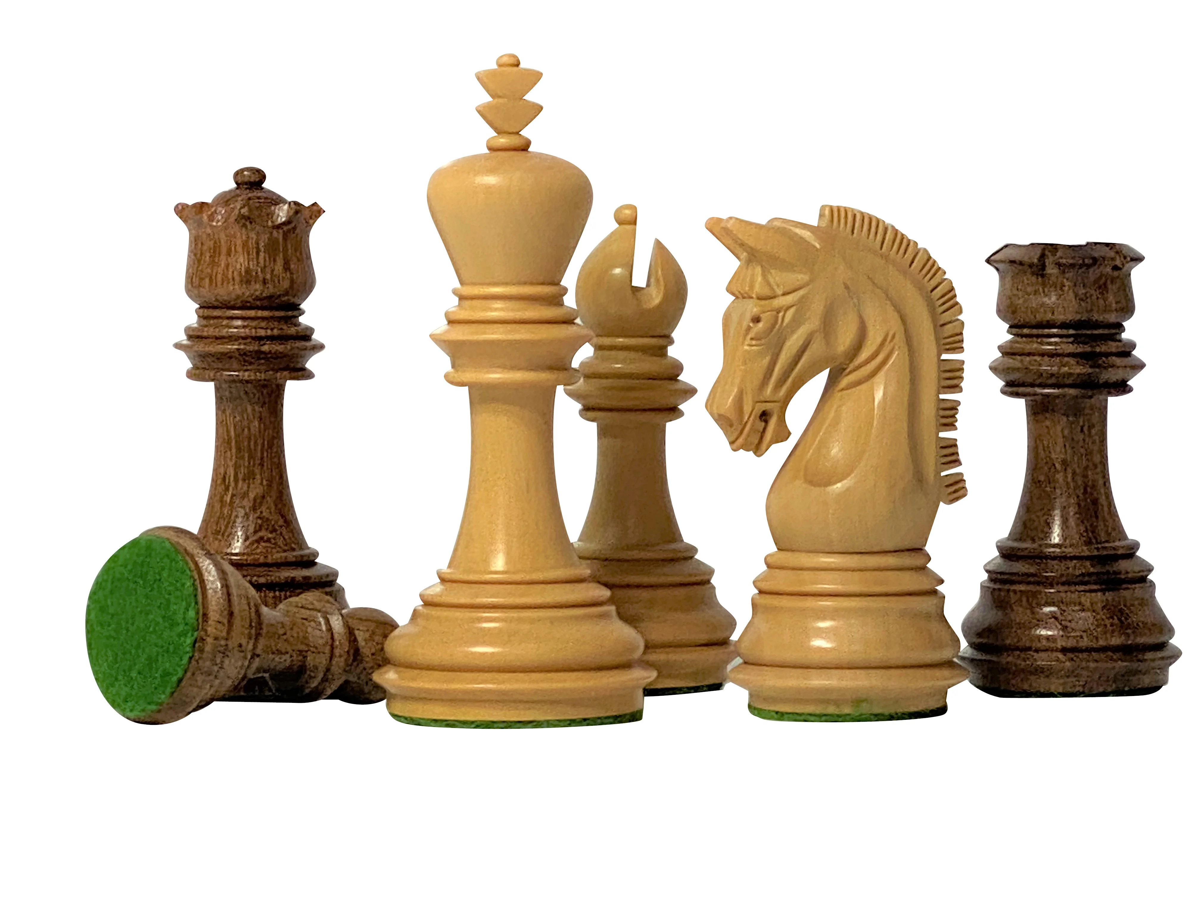 Imperial Acacia Mahogany Chess Set & Mahogany Box - Image 8