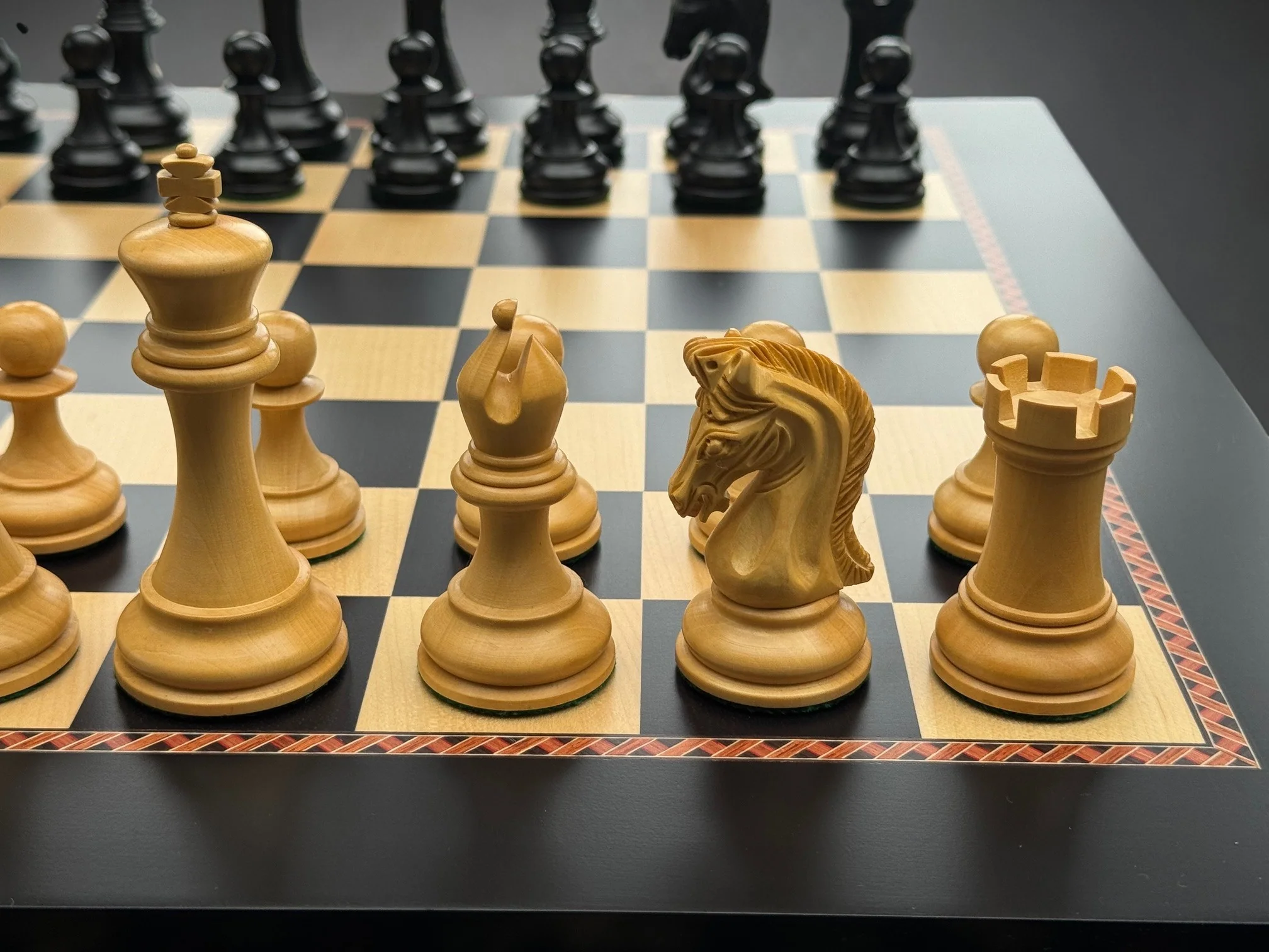 Imperial Ebony Anegre Avadia Chess Set - Image 7