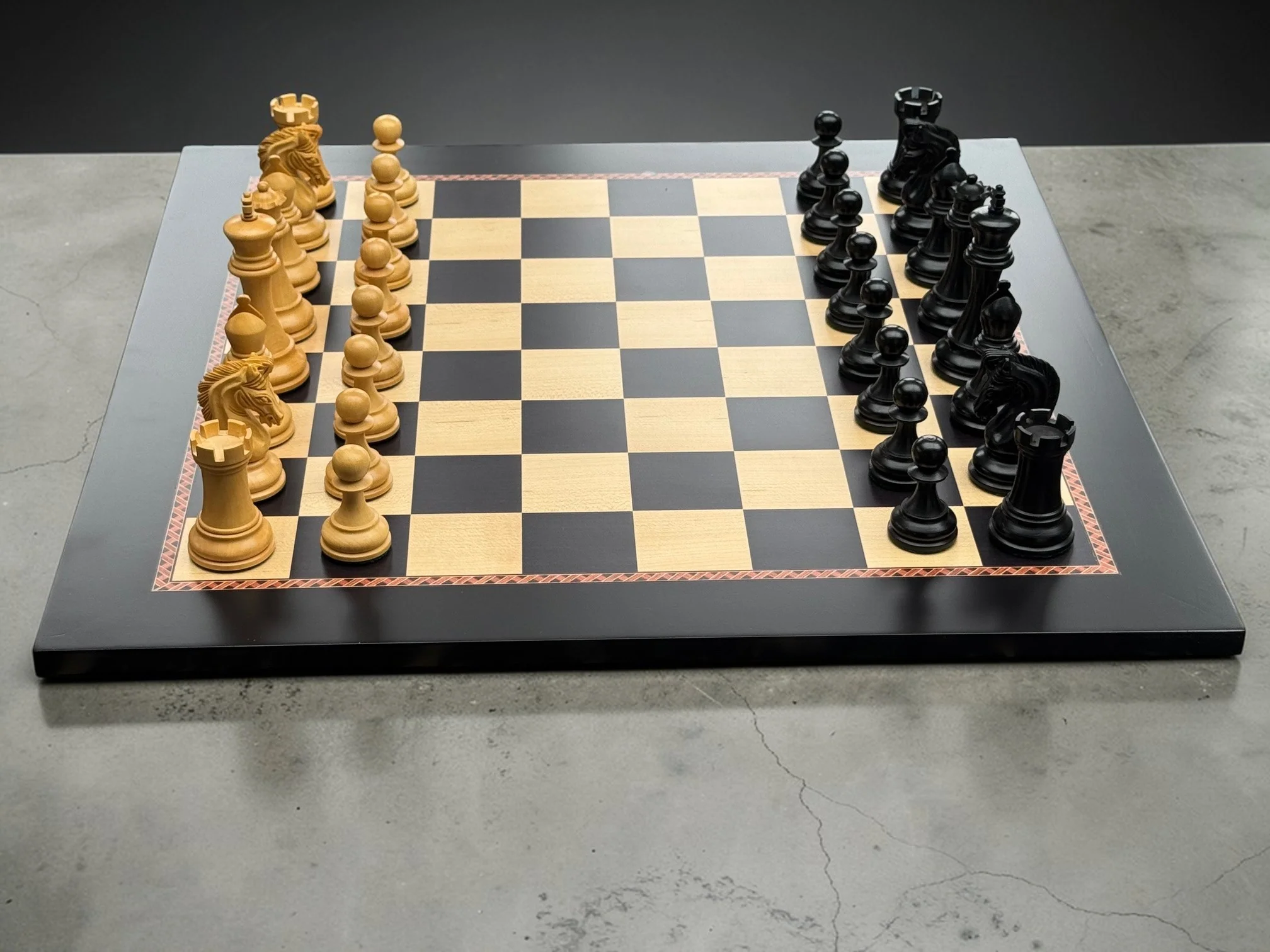 Imperial Ebony Anegre Avadia Chess Set - Image 8