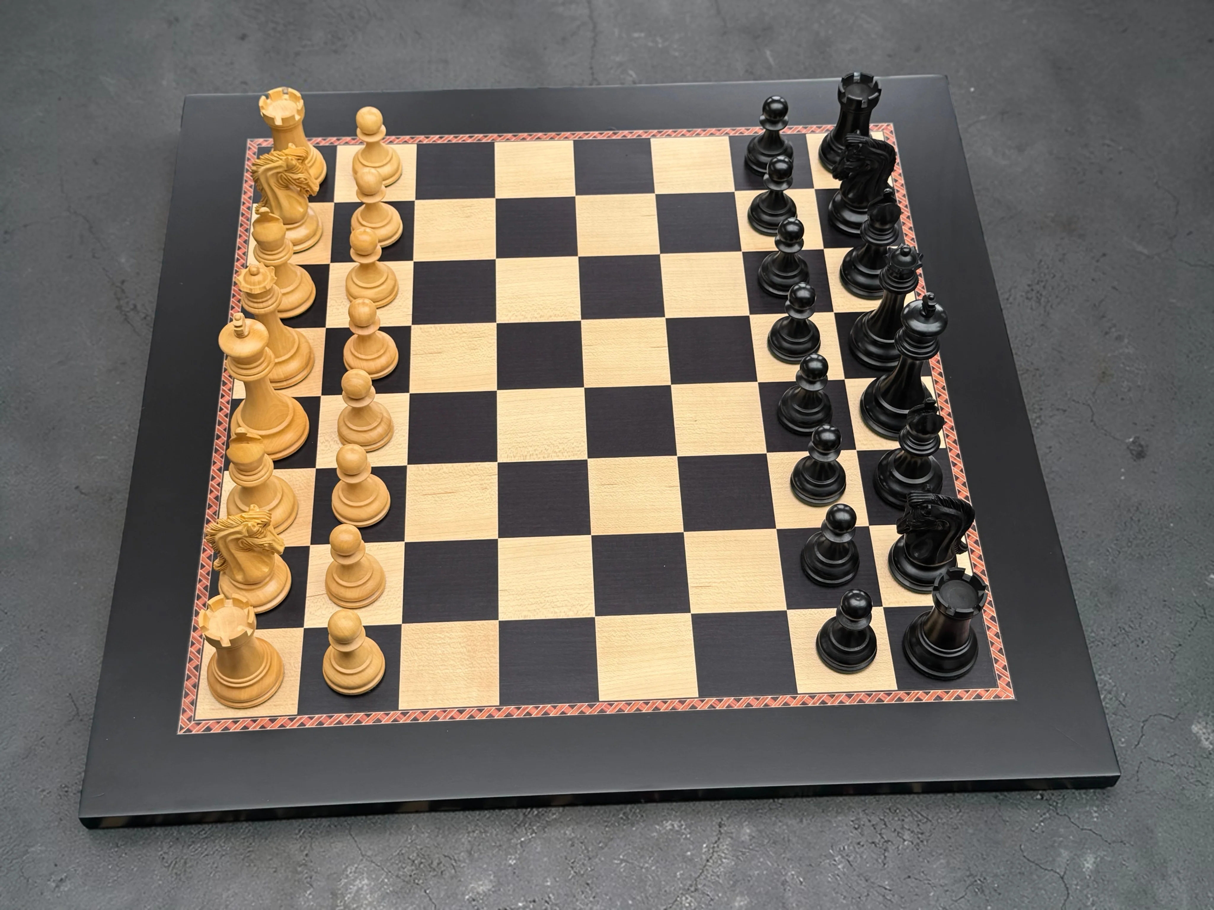 Imperial Ebony Anegre Avadia Chess Set - Image 9