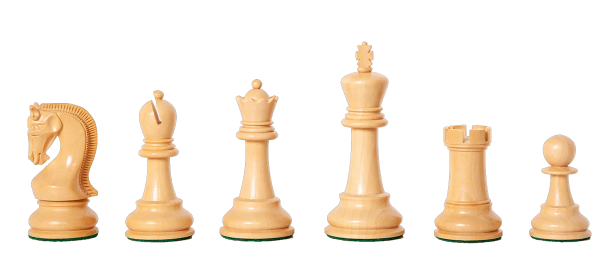 Leningrad Acacia Pieces, 19” Mahogany Board & Chess Box - Image 5