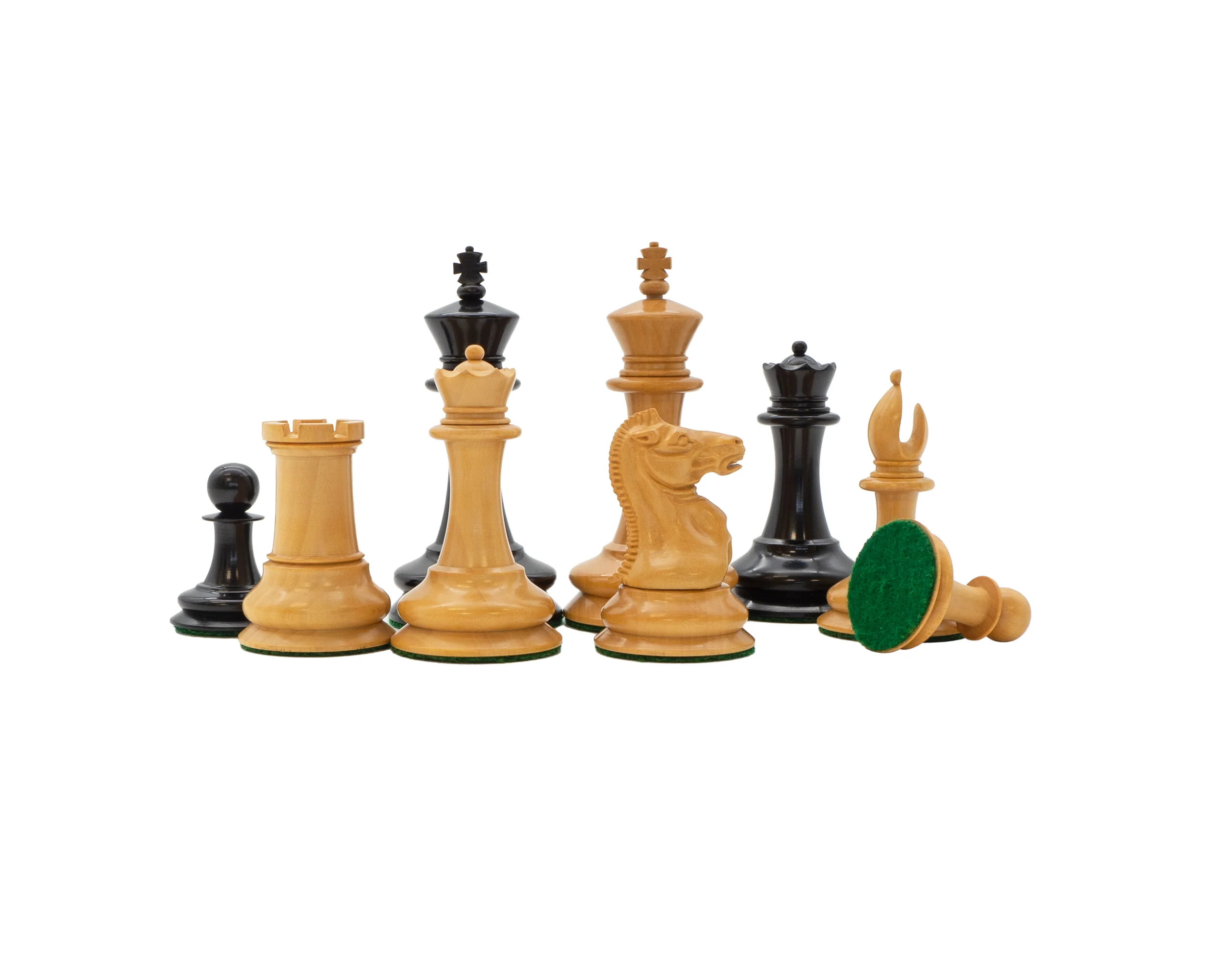 Leuchars Cooke Chessmen and Mahogany Hinged Box - Image 5