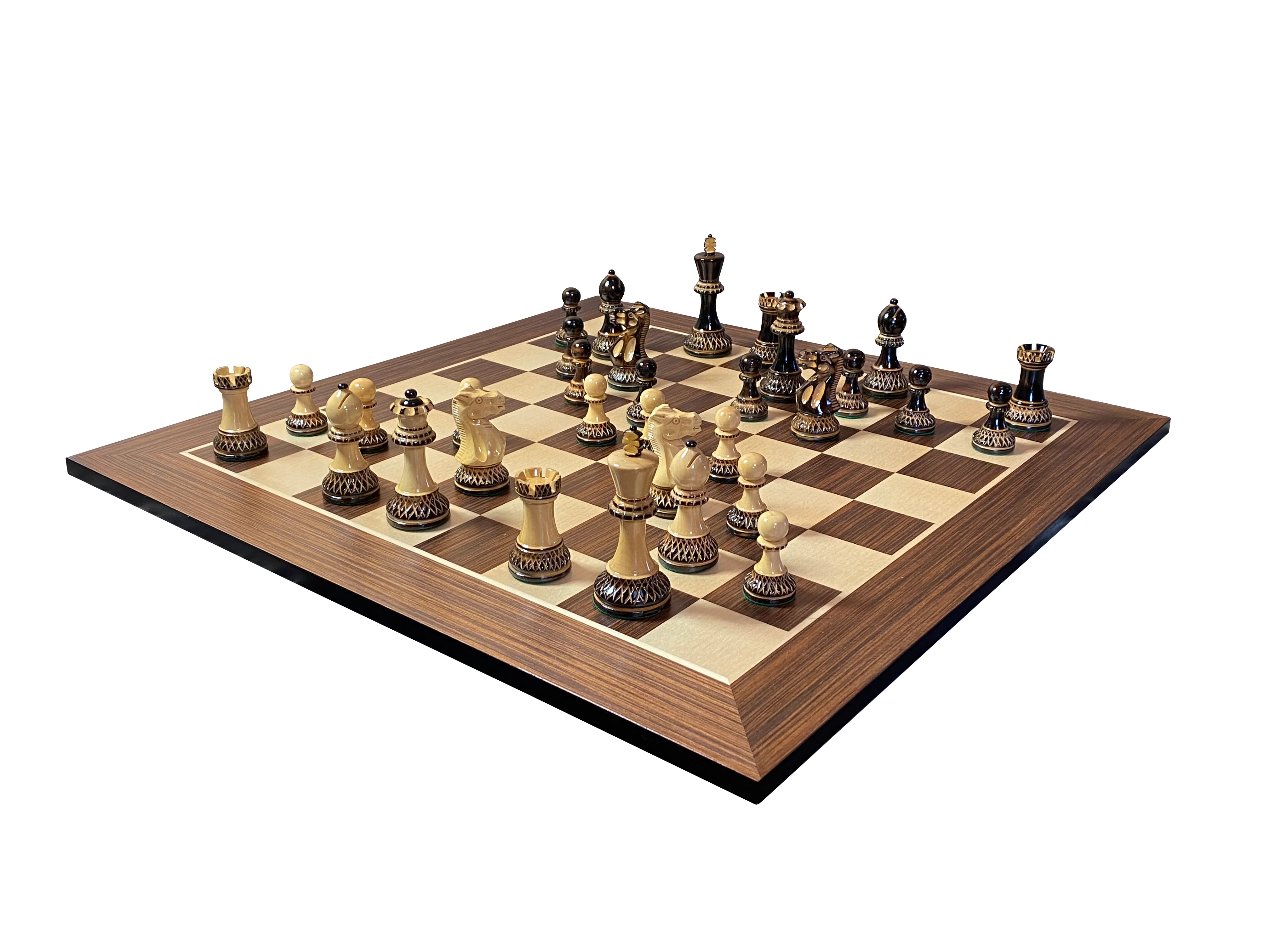 Artistic Parker Chess Pieces 20" Wenge Chessboard and Vinyl Box - Image 10