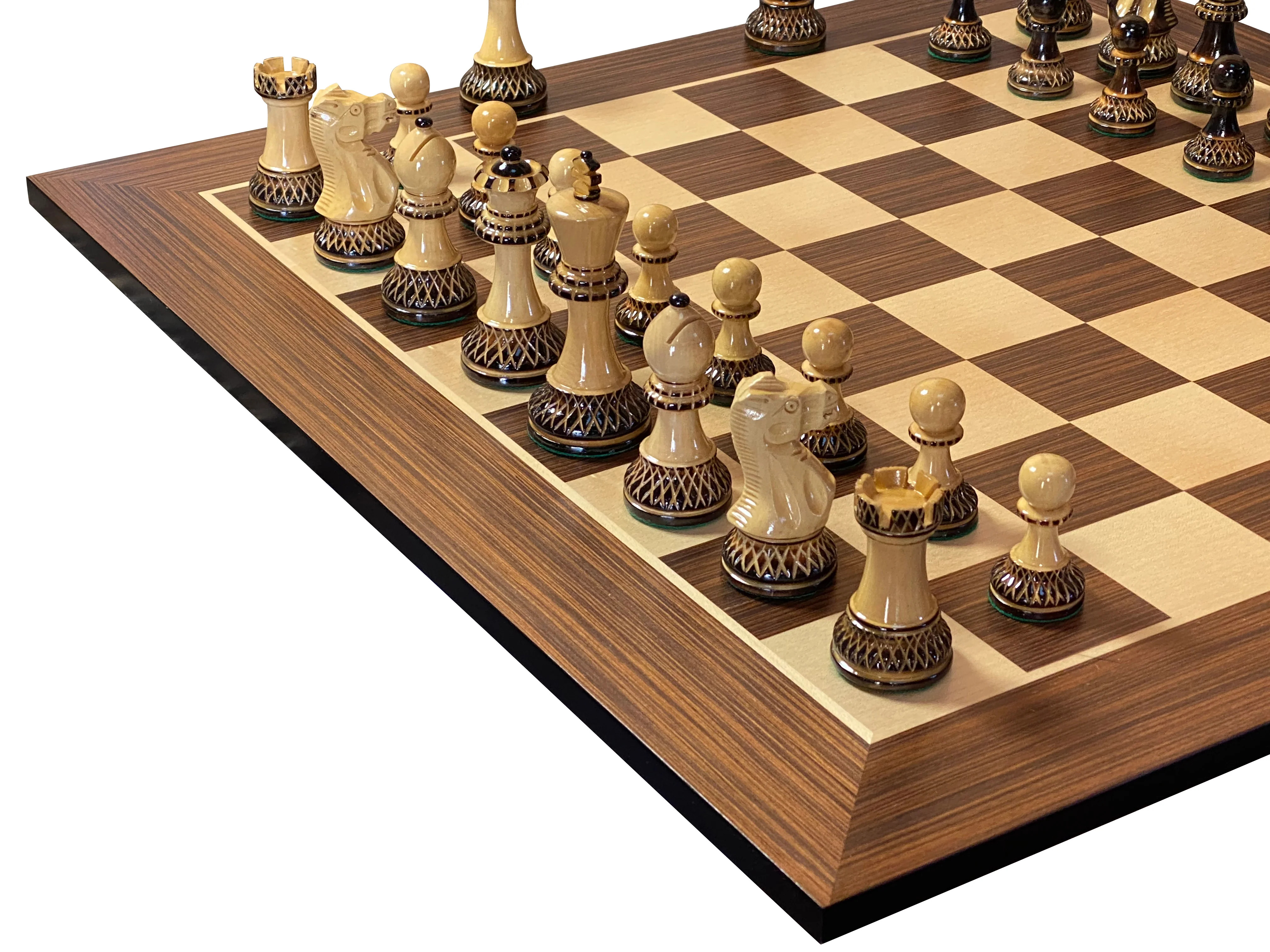 Artistic Parker Chess Pieces 20" Wenge Chessboard and Vinyl Box - Image 8