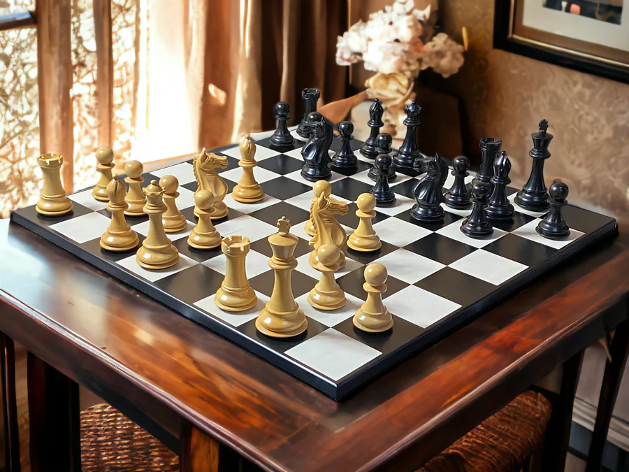 Queens Gambit Supreme Anegre Contemporary Board and Vinyl Box - Image 3