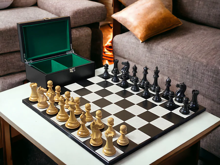 Queens Gambit Supreme Anegre Contemporary Board and Vinyl Box - Image 4