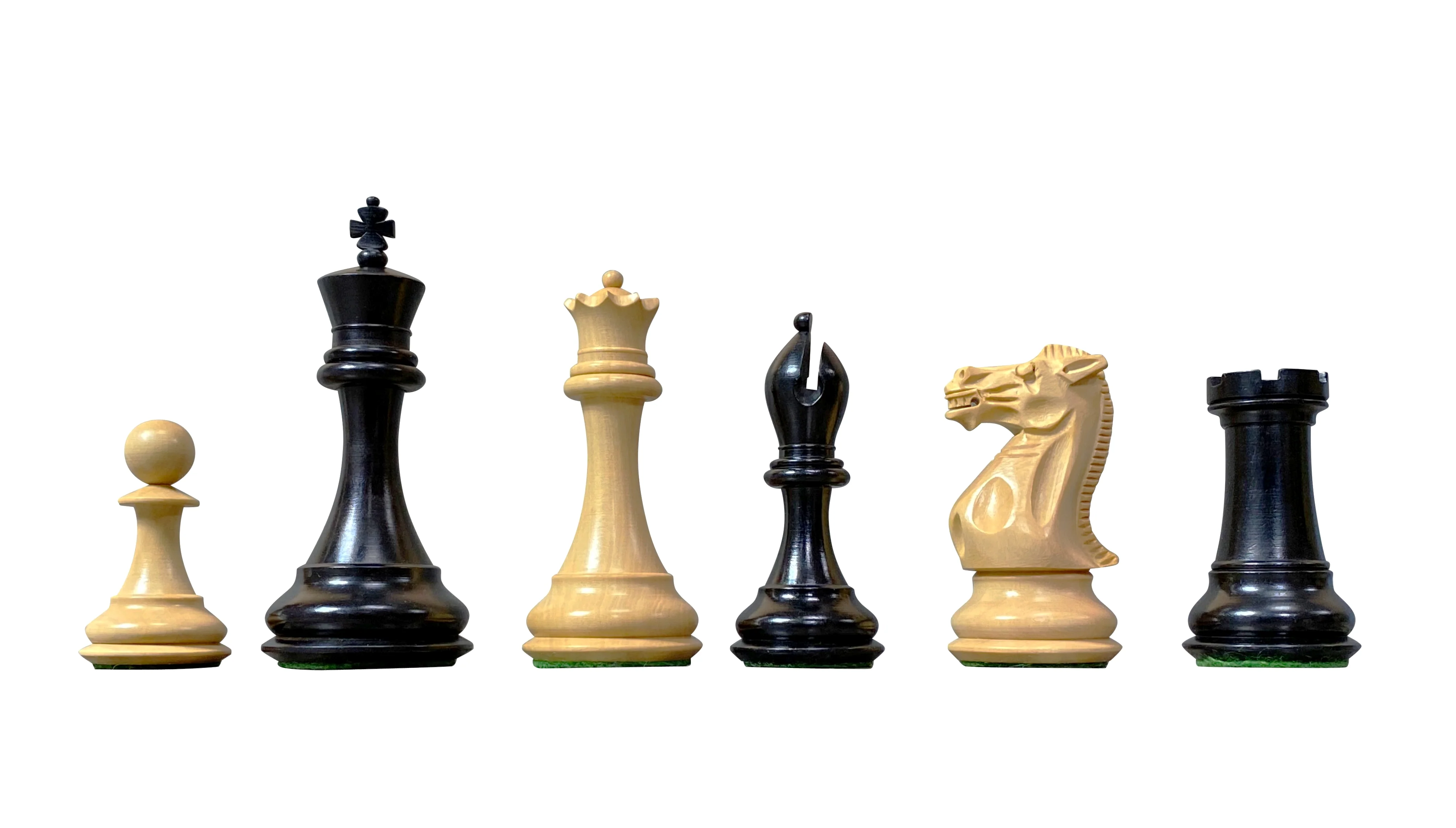 Collector Series Black and Boxwood Chess Pieces - Image 6