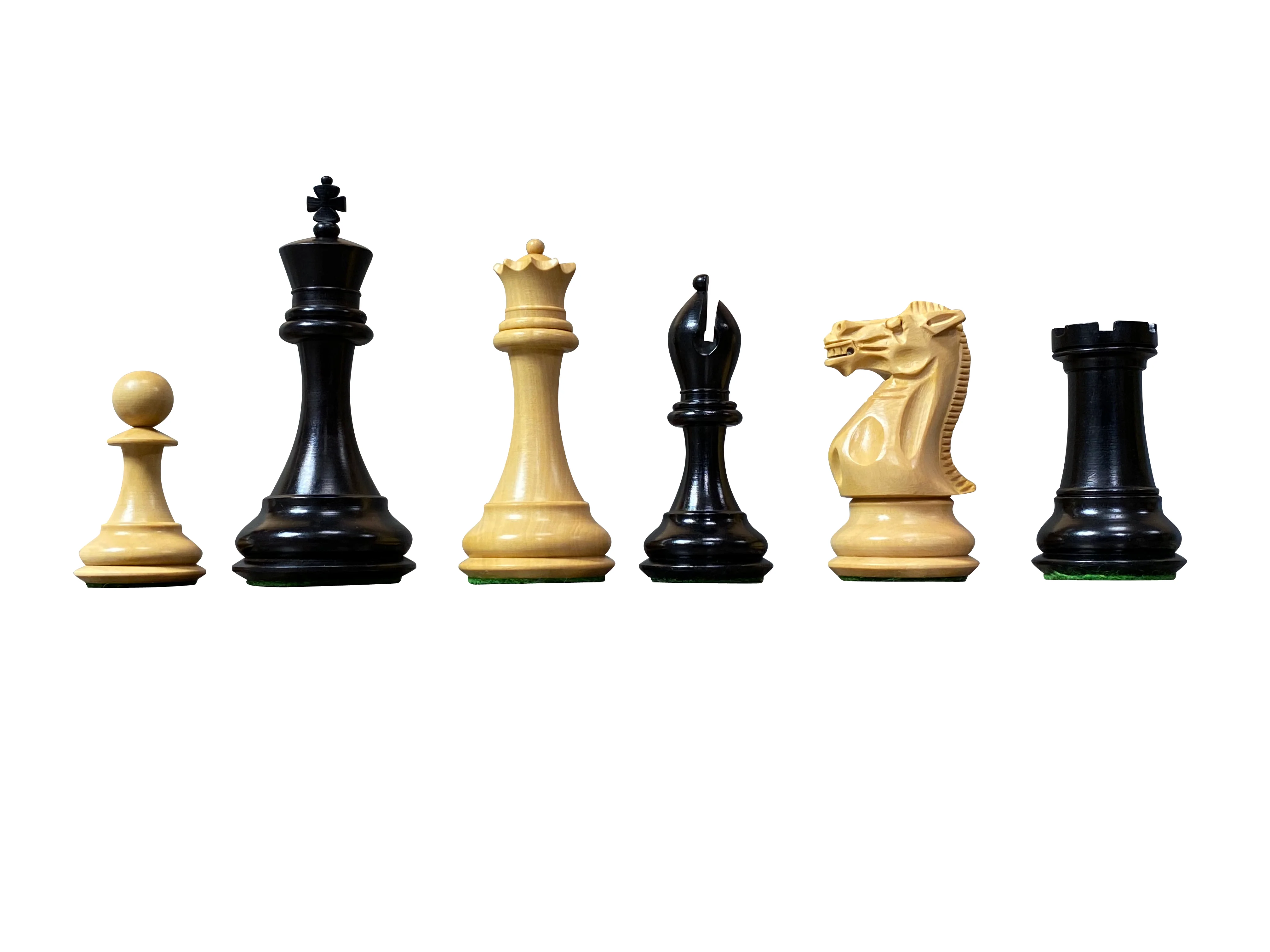 Collector Series Black and Boxwood Chess Pieces - Image 7