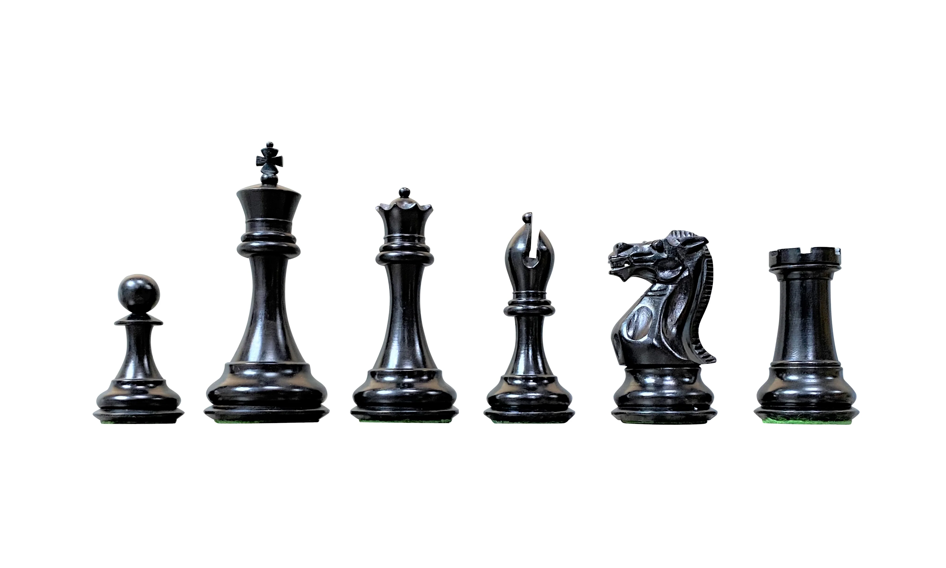 Collector Series Black and Boxwood Chess Pieces - Image 8