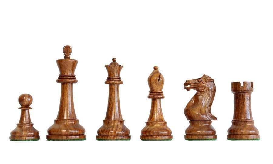 Staunton Winchester 4 Inch Acacia & Boxwood Chessmen - Image 4