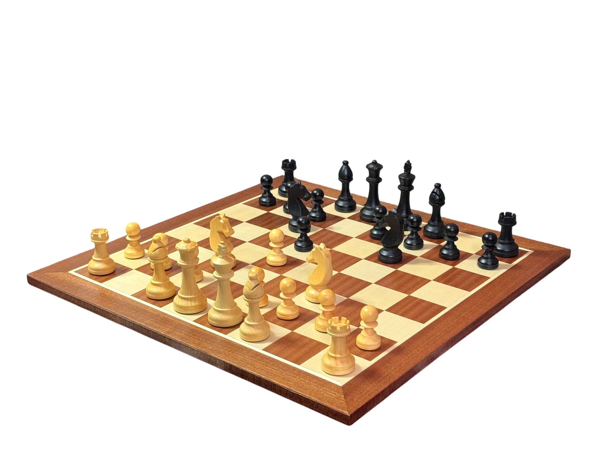 World Chess Style Chessmen Mahogany Chessboard & Box - Image 7