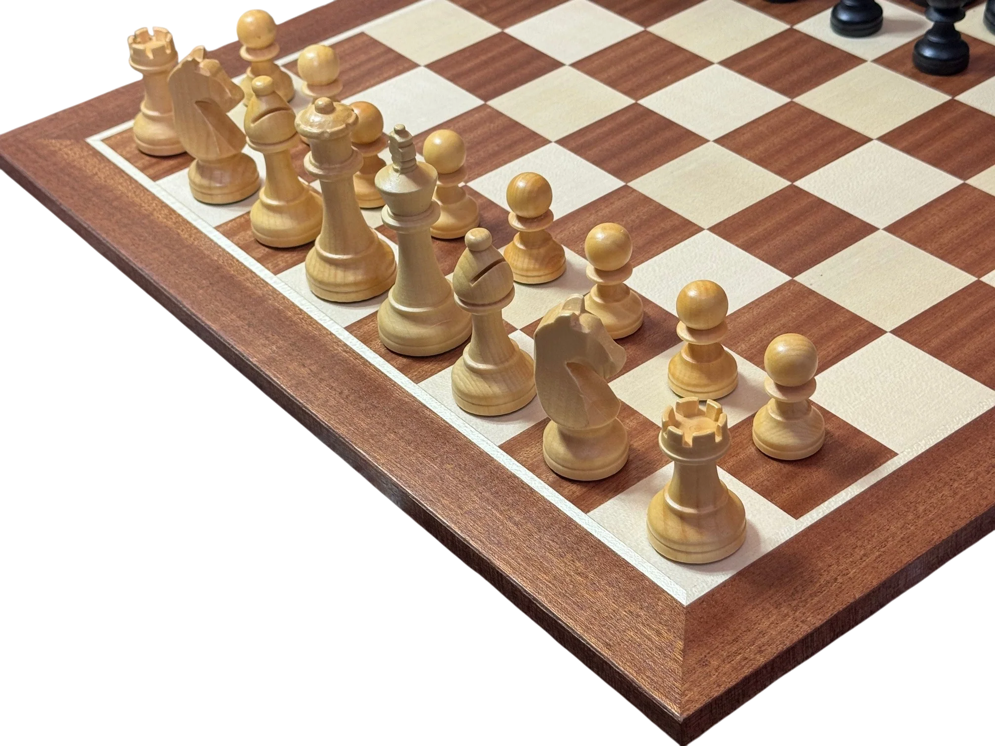 World Chess Style Chessmen Mahogany Chessboard & Box - Image 8